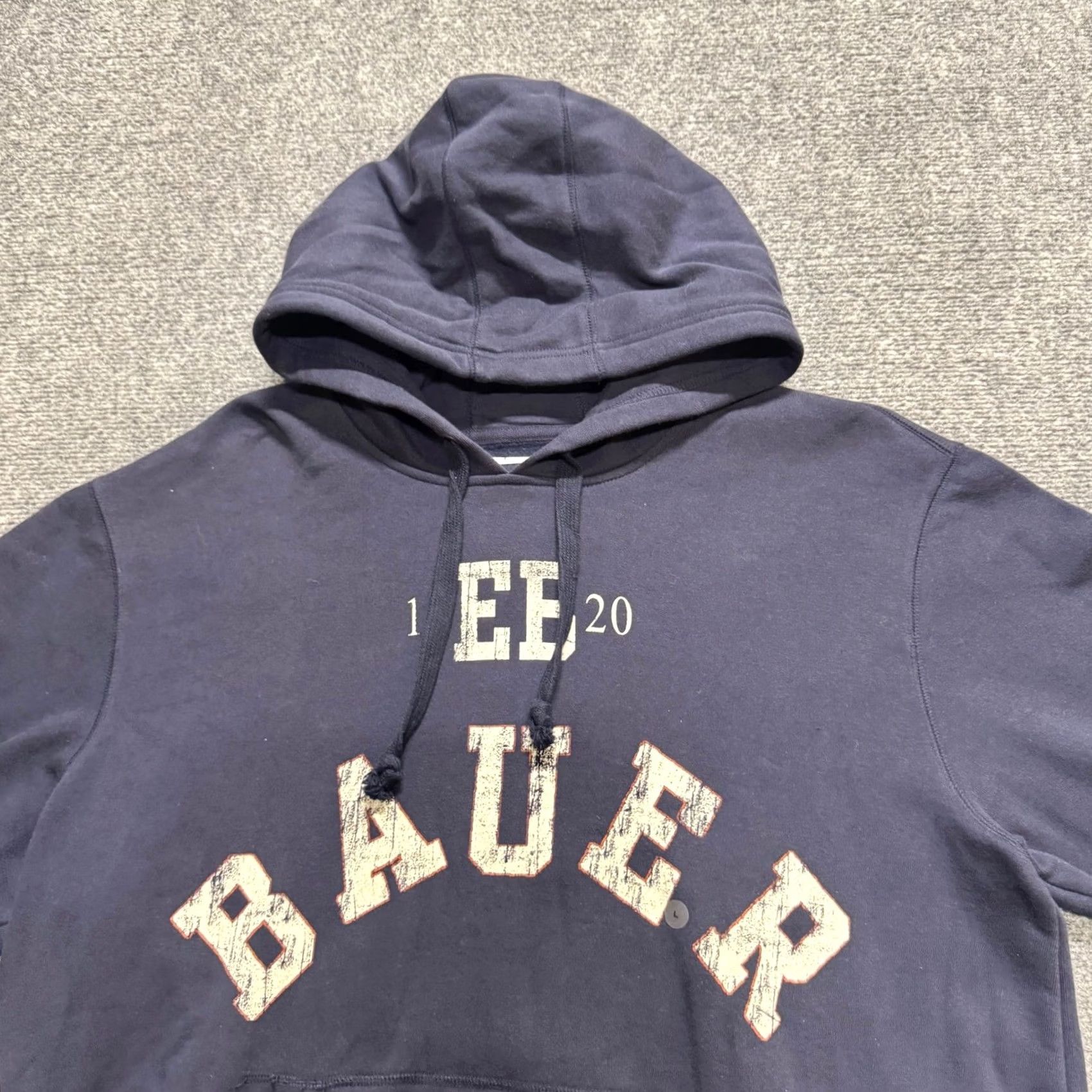 Eddie Bauer VINTAGE Y2K Eddie Bauer Hoodie Pullover Blue Men L Regular Distressed Faded Cotton Blend Size US L / EU 52-54 / 3 - 7 Thumbnail