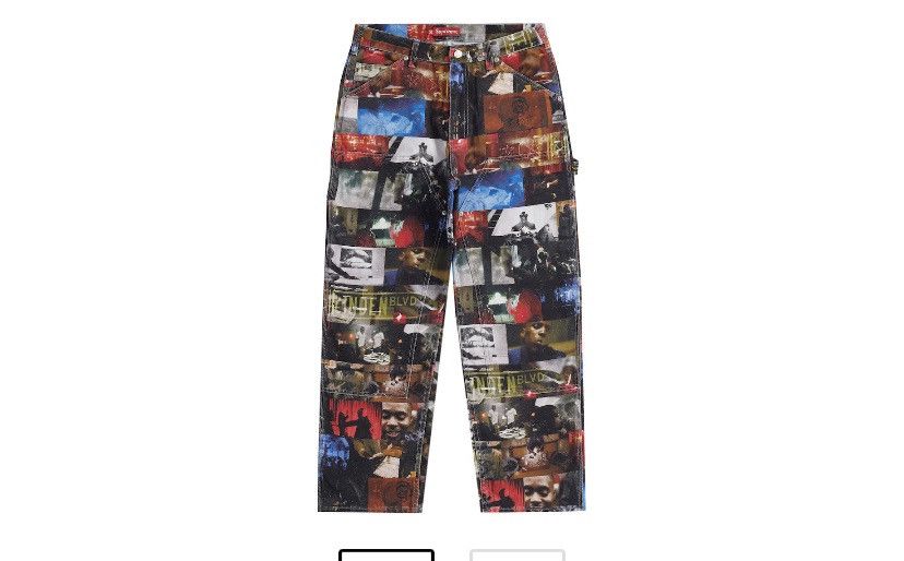 image of Stussy x Supreme Dmx in Red, Men's (Size 34)