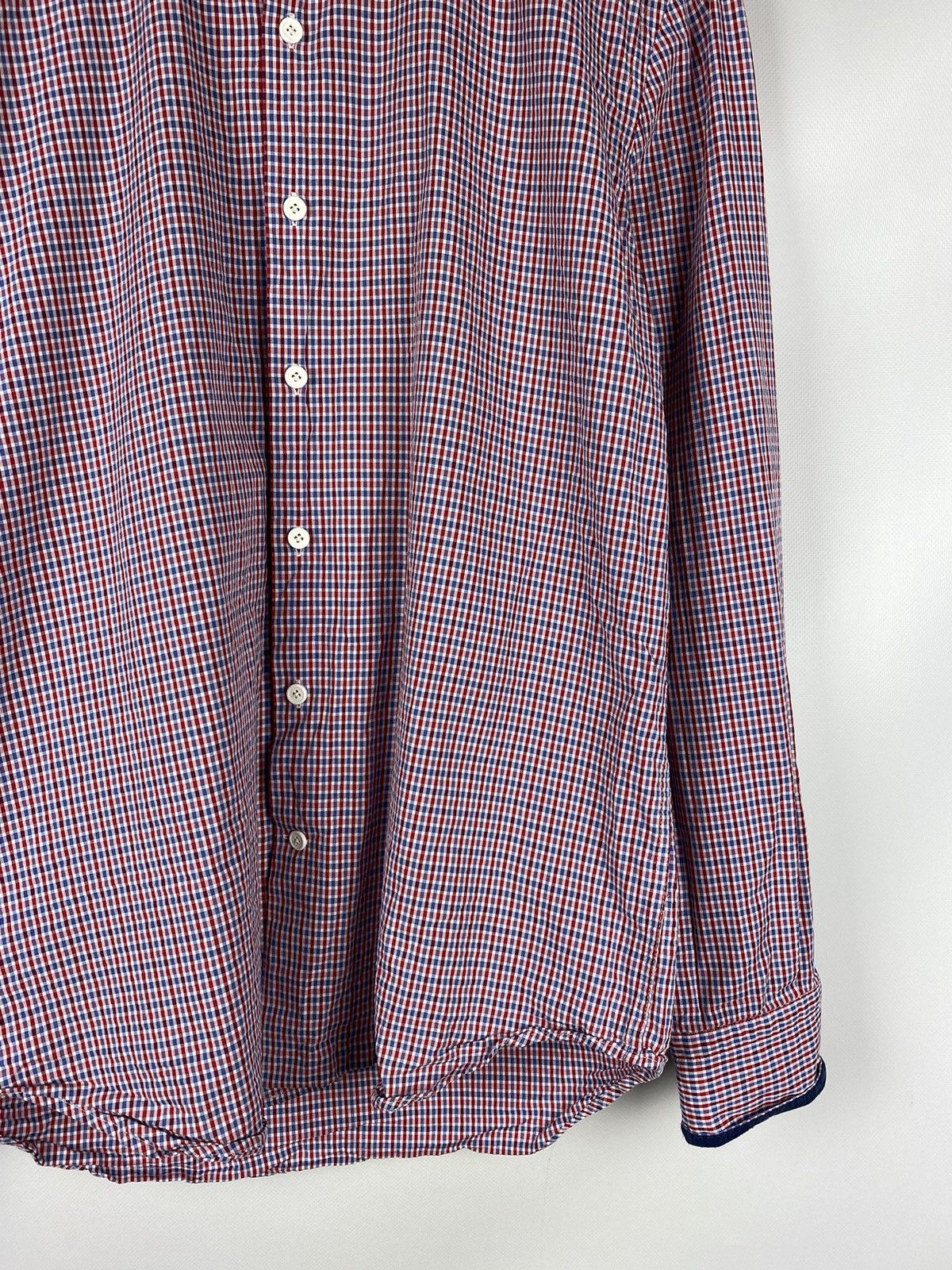 Boggi Boggi Milano men’s long sleeve plaid button up shirt size L Size US L / EU 52-54 / 3 - 6 Thumbnail