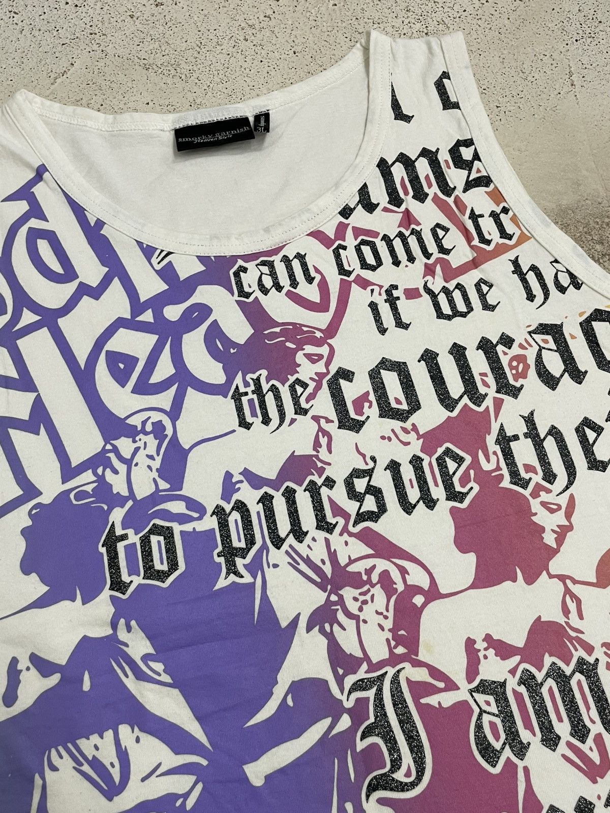 Hysteric Glamour Smorky Garnish Heaven Style Angel Y2K Wording Affliction Size US L / EU 52-54 / 3 - 9 Thumbnail