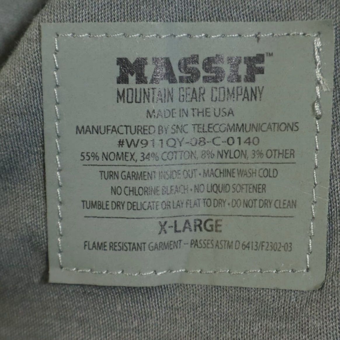 Vintage Massif Elements Nomex FR Digital Camouflage Jacket Green Men's XL Shirt Size US XL / EU 56 / 4 - 7 Thumbnail