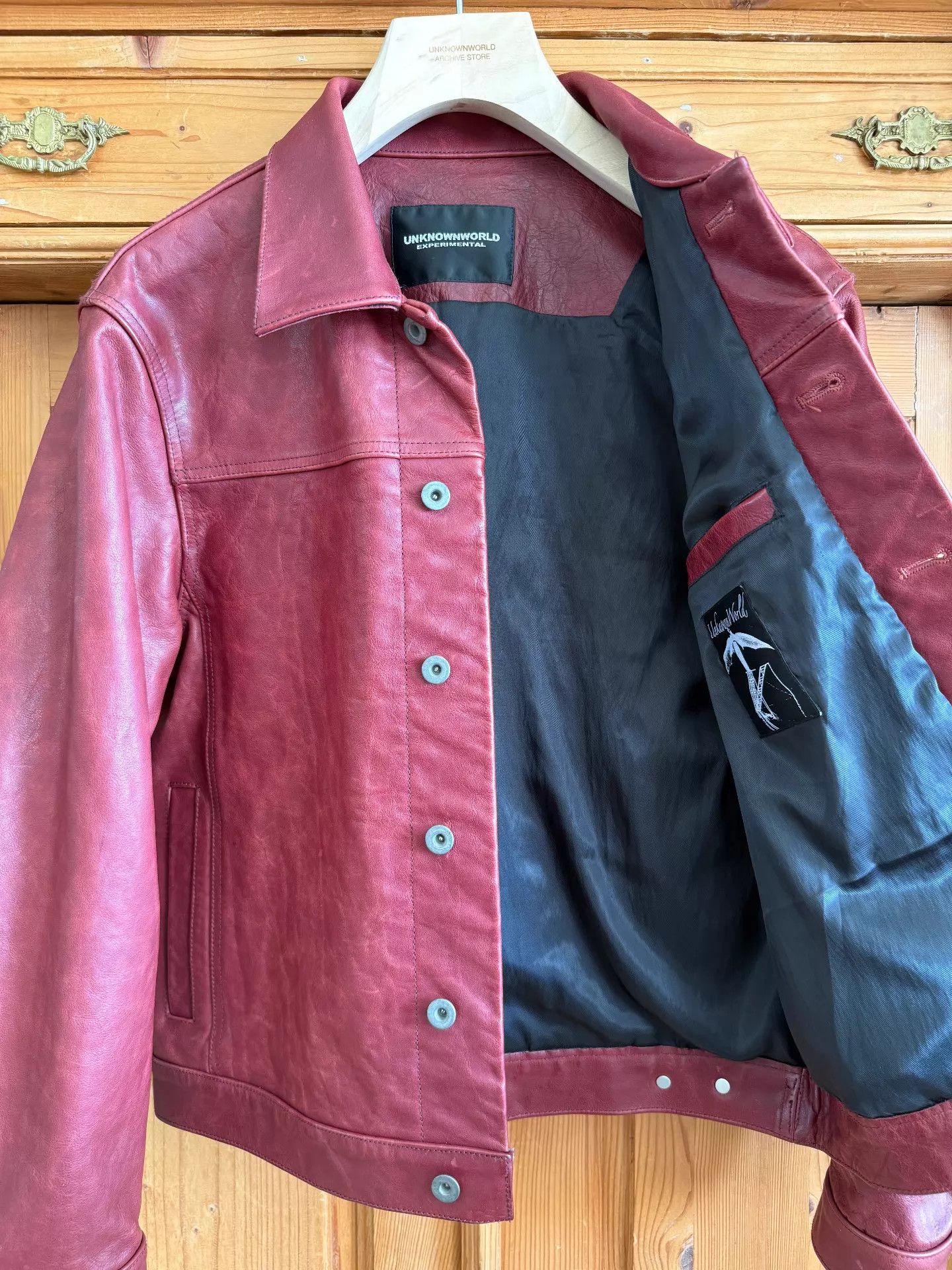 Other UNKNOWNWORLD Demon Season Bloody Vampire Leather Jacket Size US S / EU 44-46 / 1 - 3 Thumbnail