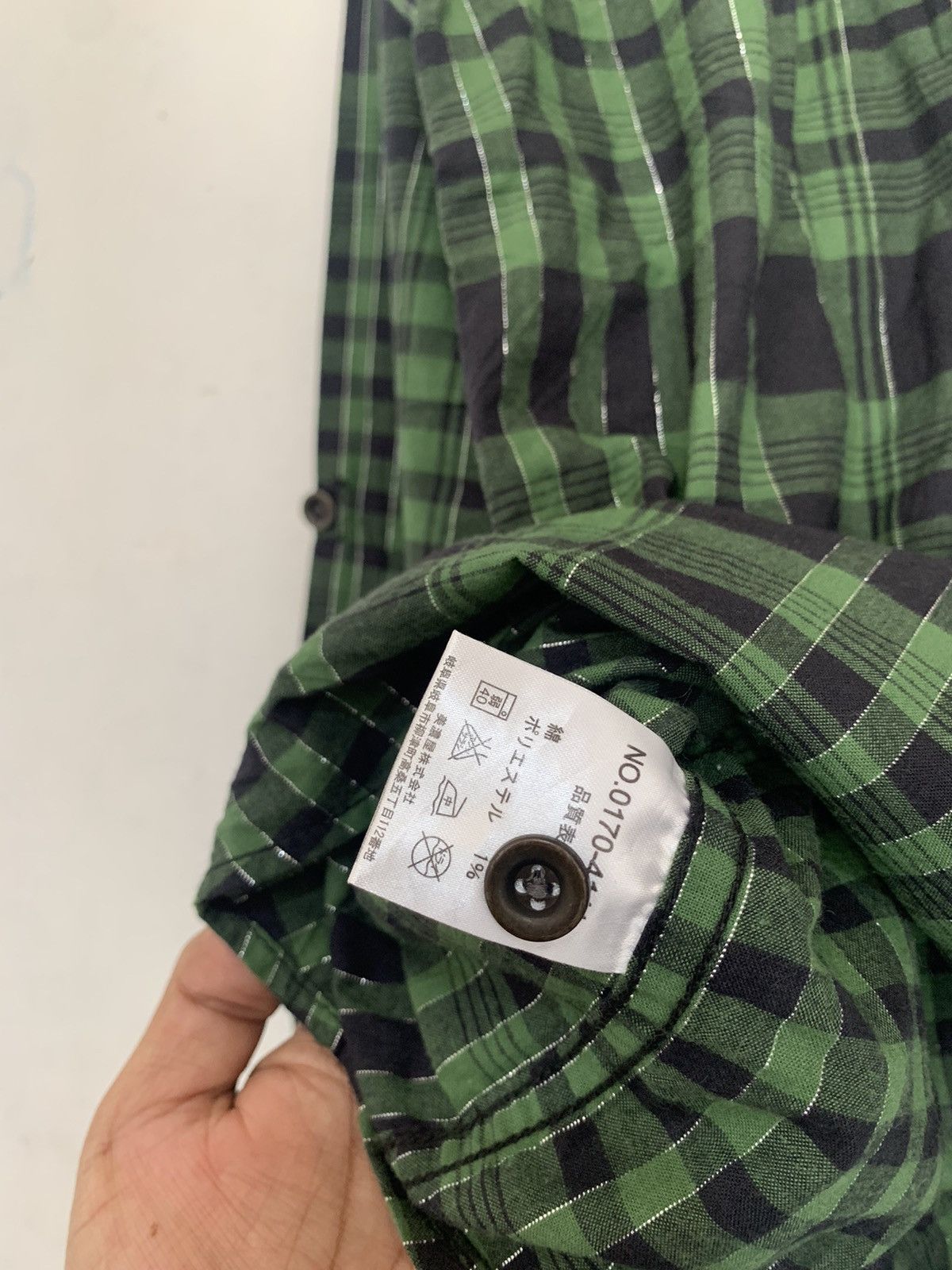 If Six Was Nine × Japanese Brand × Von Dutch Von dutch skull cotton check western shirt Size US L / EU 52-54 / 3 - 4 Thumbnail