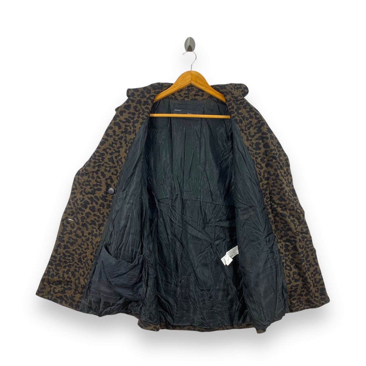 Zara ZARA GLEN 533 Collection Leopard Tiger Stripe Jacket Peacoat Size M / US 6-8 / IT 42-44 - 3 Thumbnail