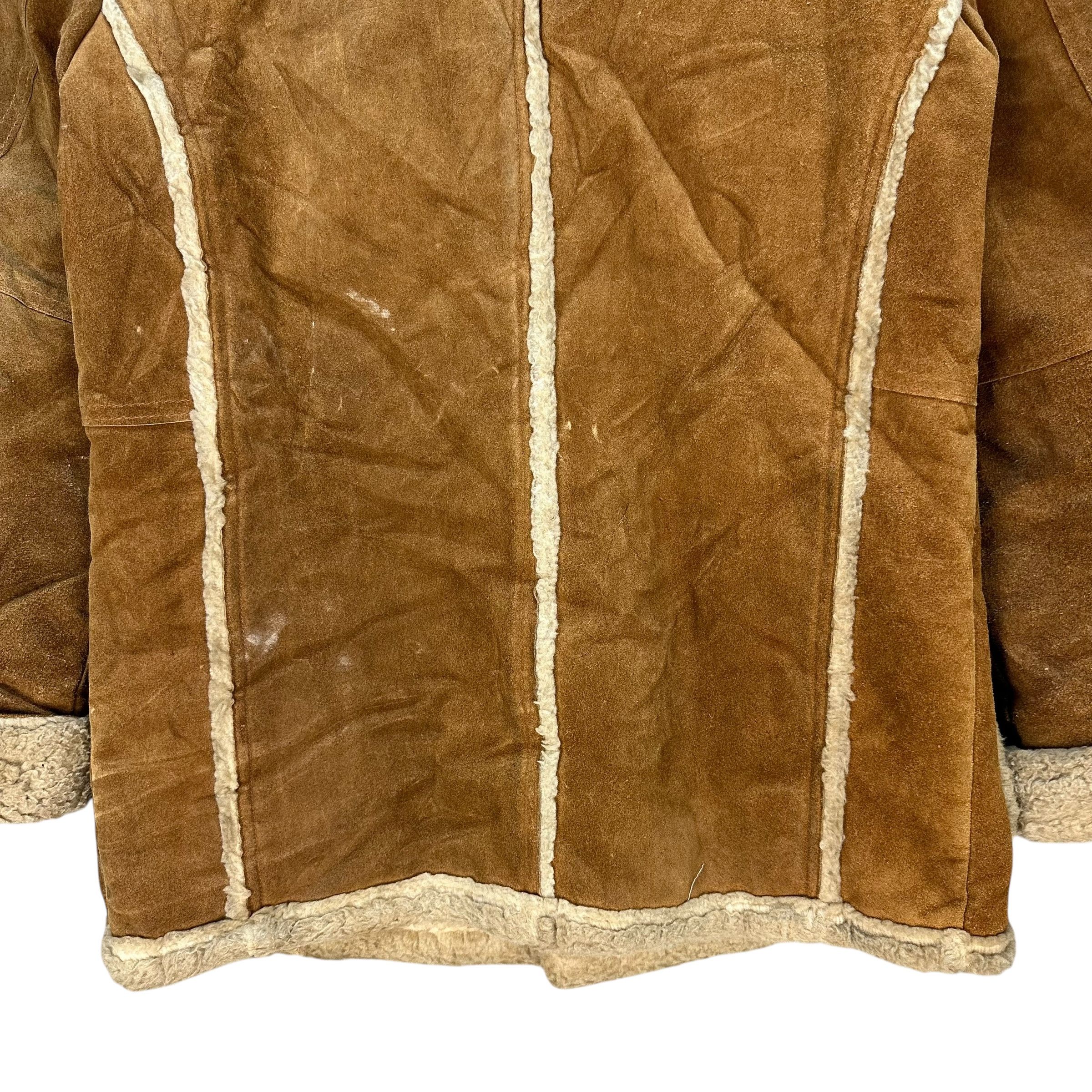 Vintage Vintage GENUINE SPLIT COWHIDE Sherpa Jacket #A77-1873 Size US M / EU 48-50 / 2 - 15 Thumbnail