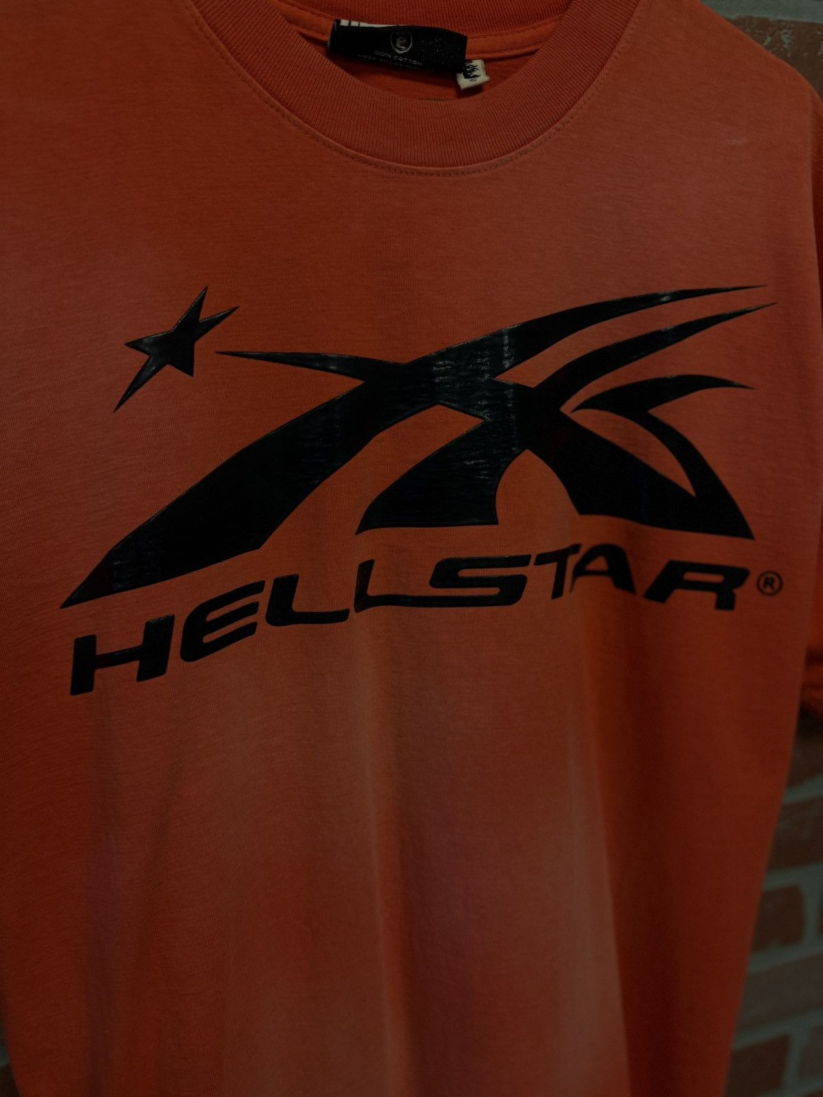 HELLSTAR Hellstar RED Logo Tee Shirt 100% Authentic Size XL Size US XL / EU 56 / 4 - 4 Thumbnail