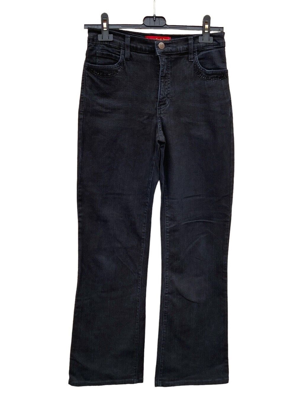 NYDJ NYDJ Bootcut Jeans Black Dark Wash Size UK 6 US 2 Women’s Size 26" / US 2 / IT 38 - 1 Thumbnail