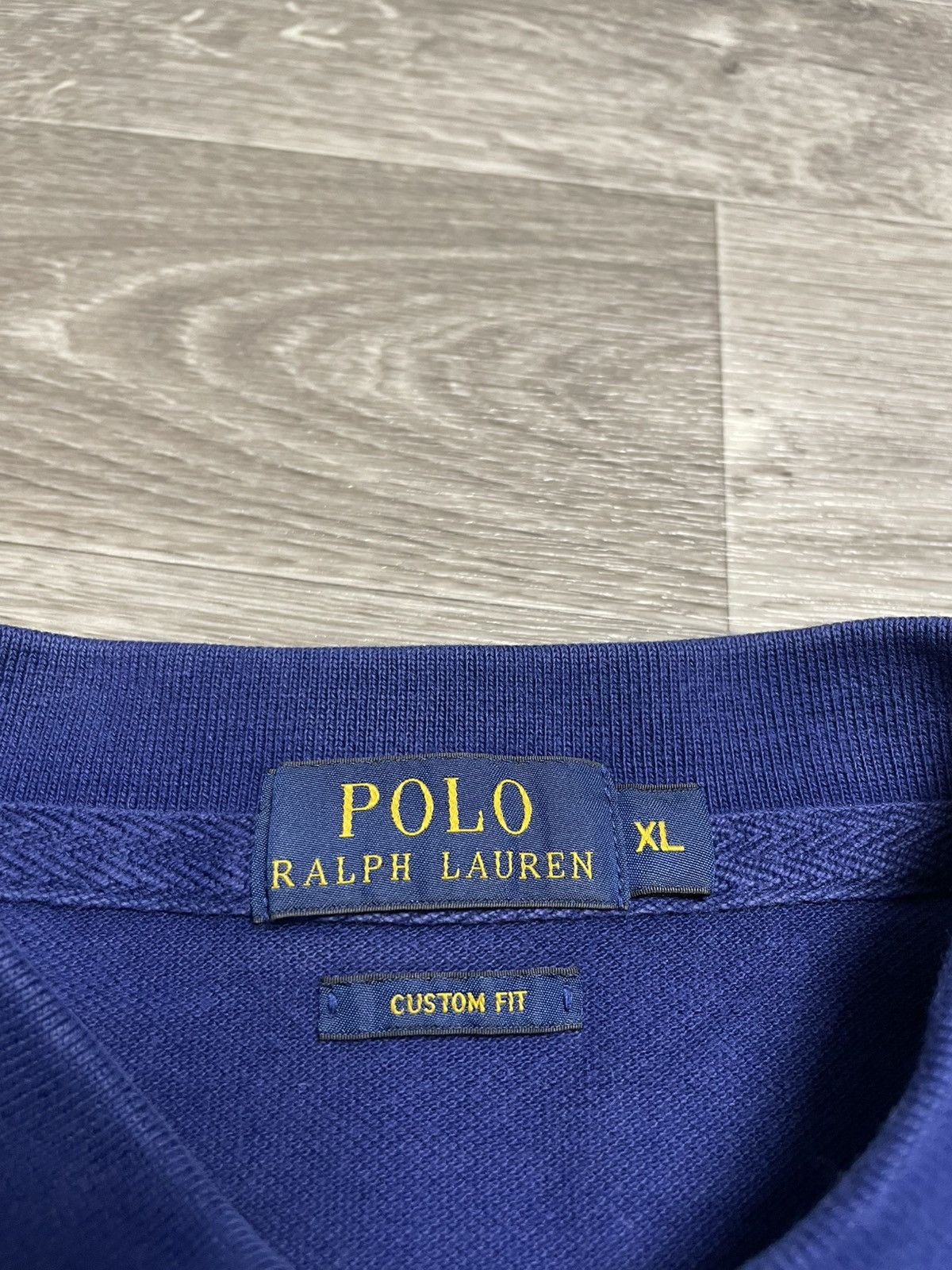 Rugby Ralph Lauren Vintage Polo Ralph Lauren Big Ponny Blue Rugby Polo Shirt Size US XL / EU 56 / 4 - 7 Thumbnail