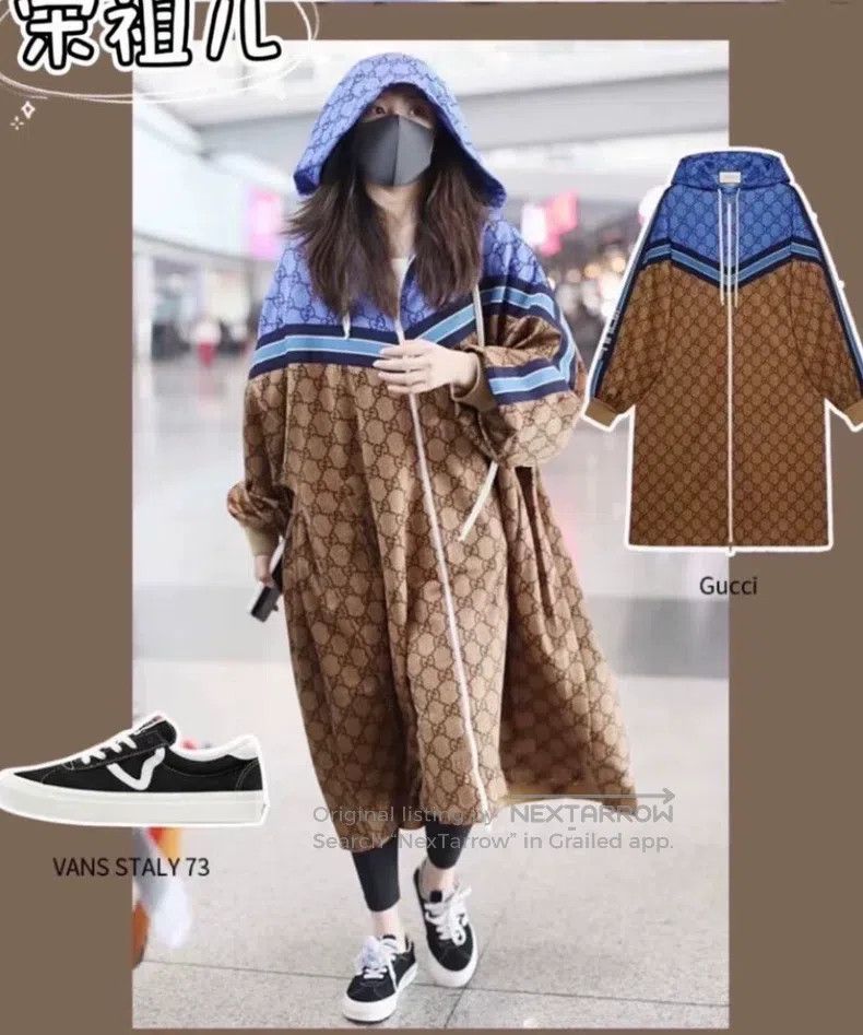 Gucci Gucci Colour block logo jacquard full print hooded drawstr Size M / US 6-8 / IT 42-44 - 9 Thumbnail