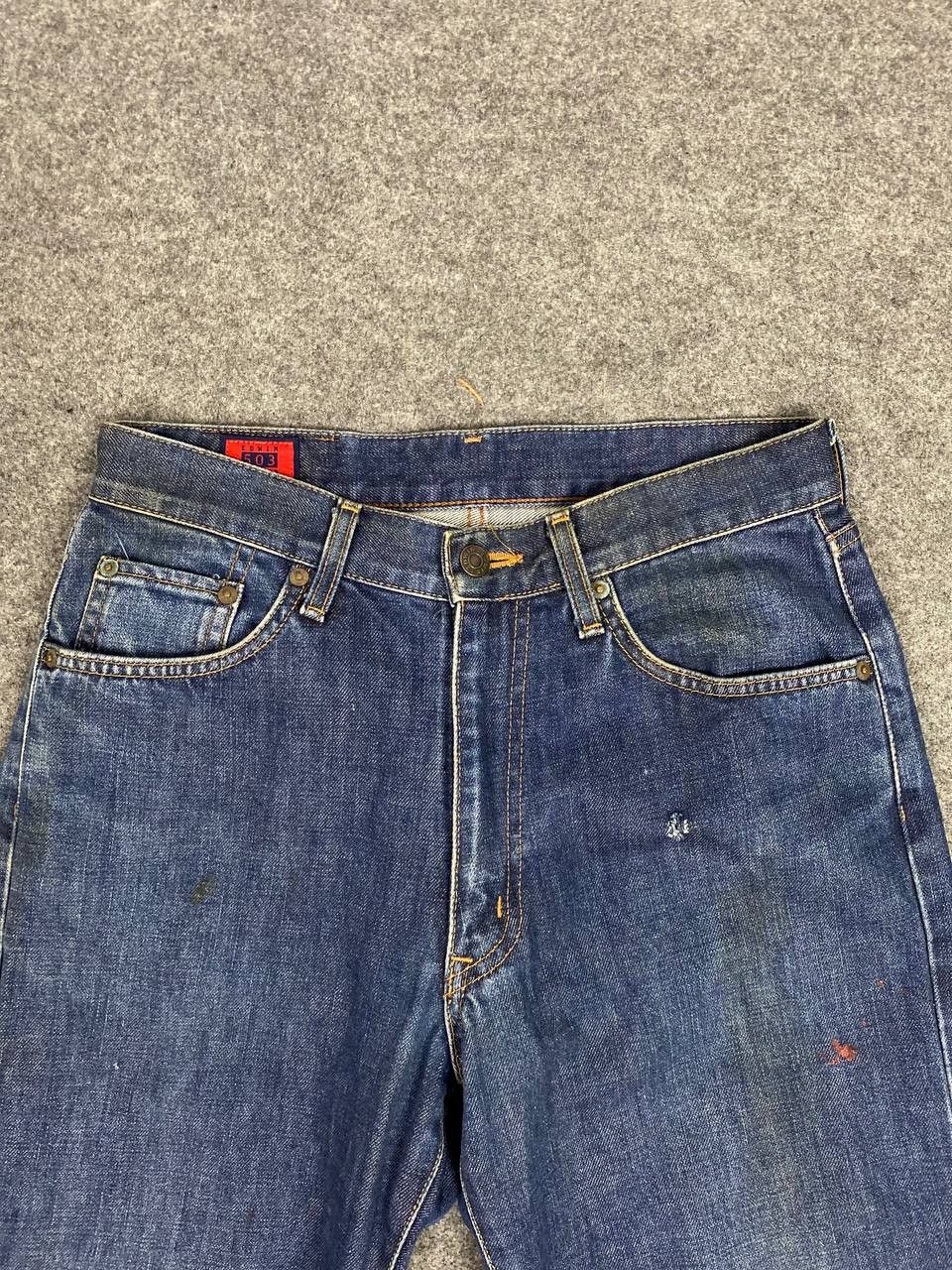 Edwin vintage edwin 503z distressed denim nice design Size US 31 - 7 Thumbnail