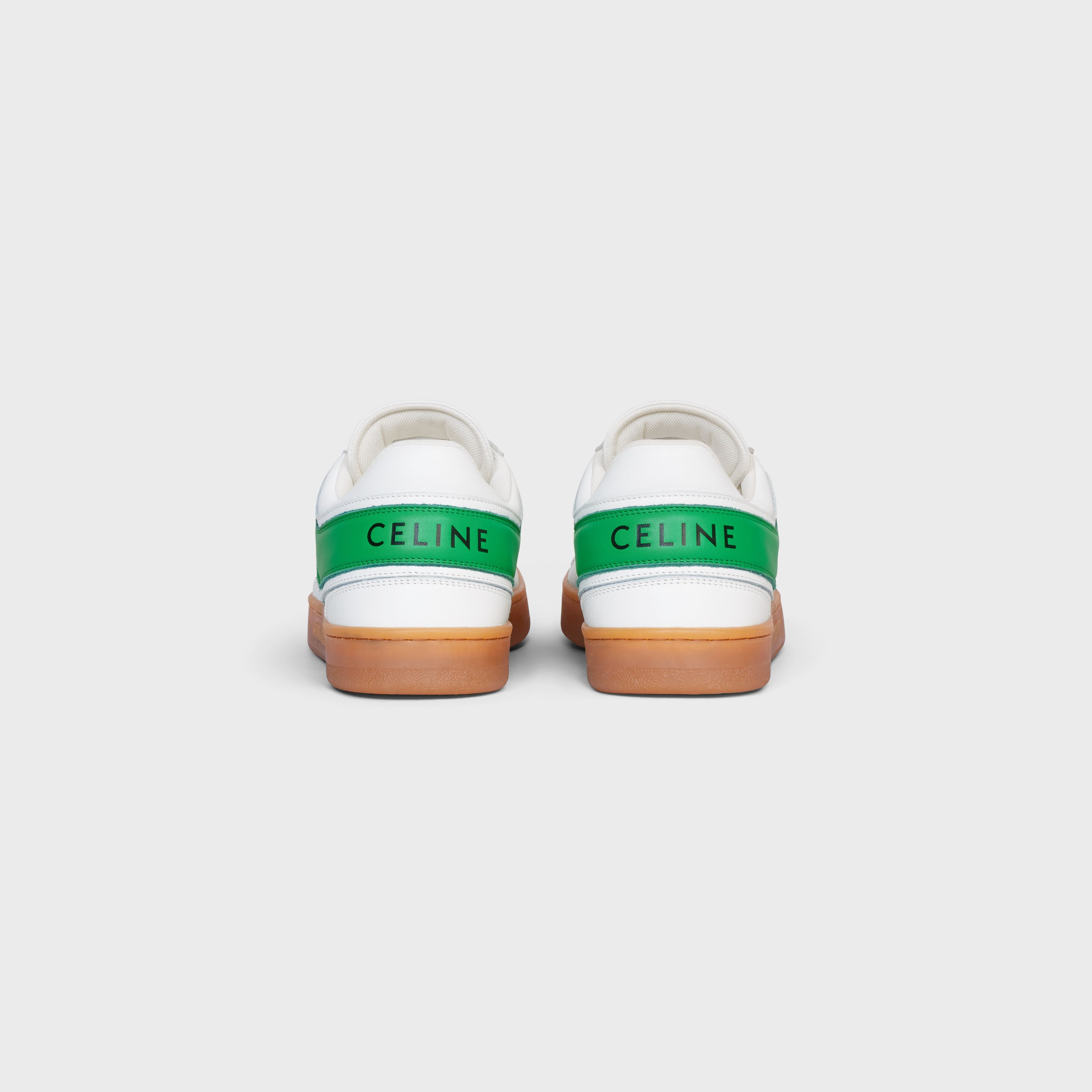 Celine o1bcso1str0724 Low Wave Lace-Up Sneaker Calfskin in White Size US 7 / IT 37 - 3 Thumbnail