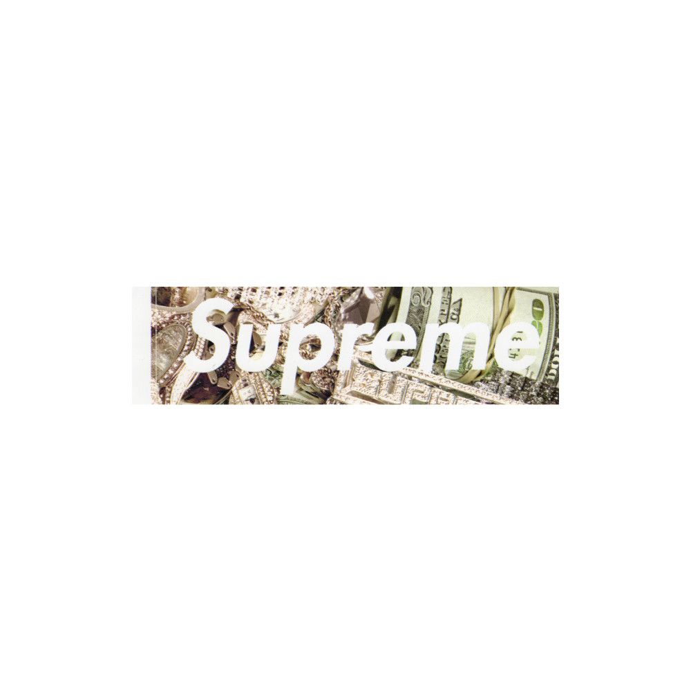 Supreme franklin box logo sticker 100ドル Supreme - Supreme box Logo 100ドル札デザイン ボックスロゴ