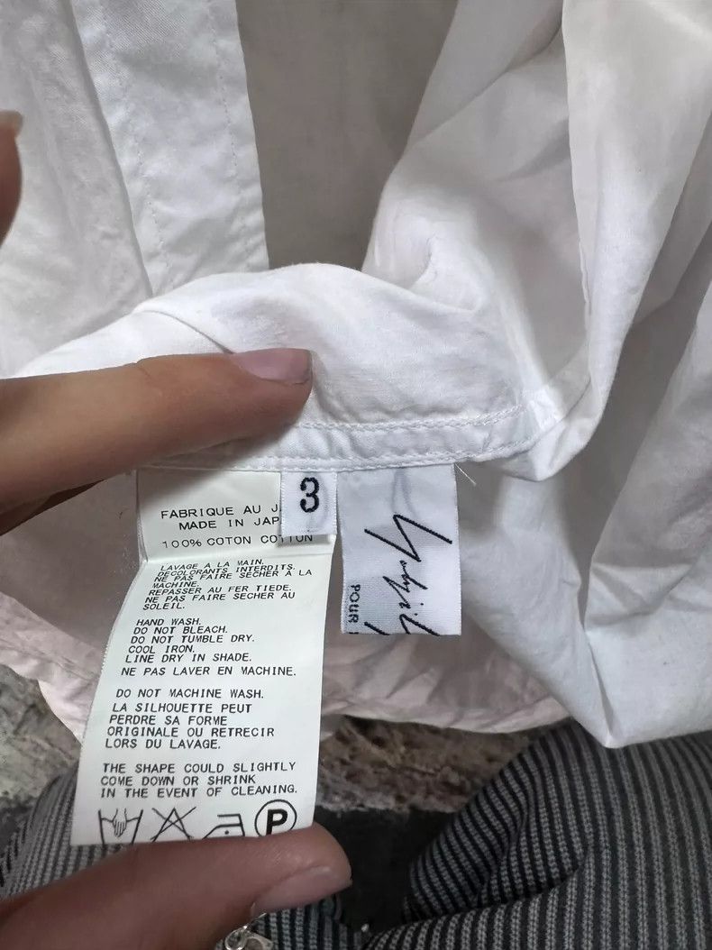 Yohji Yamamoto Yohji Yamamoto White Shirt Size US L / EU 52-54 / 3 - 5 Thumbnail