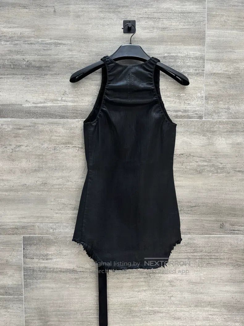 Rick Owens RICK OWENS Wax-dyed destroyed vest Size M / US 6-8 / IT 42-44 - 2 Thumbnail