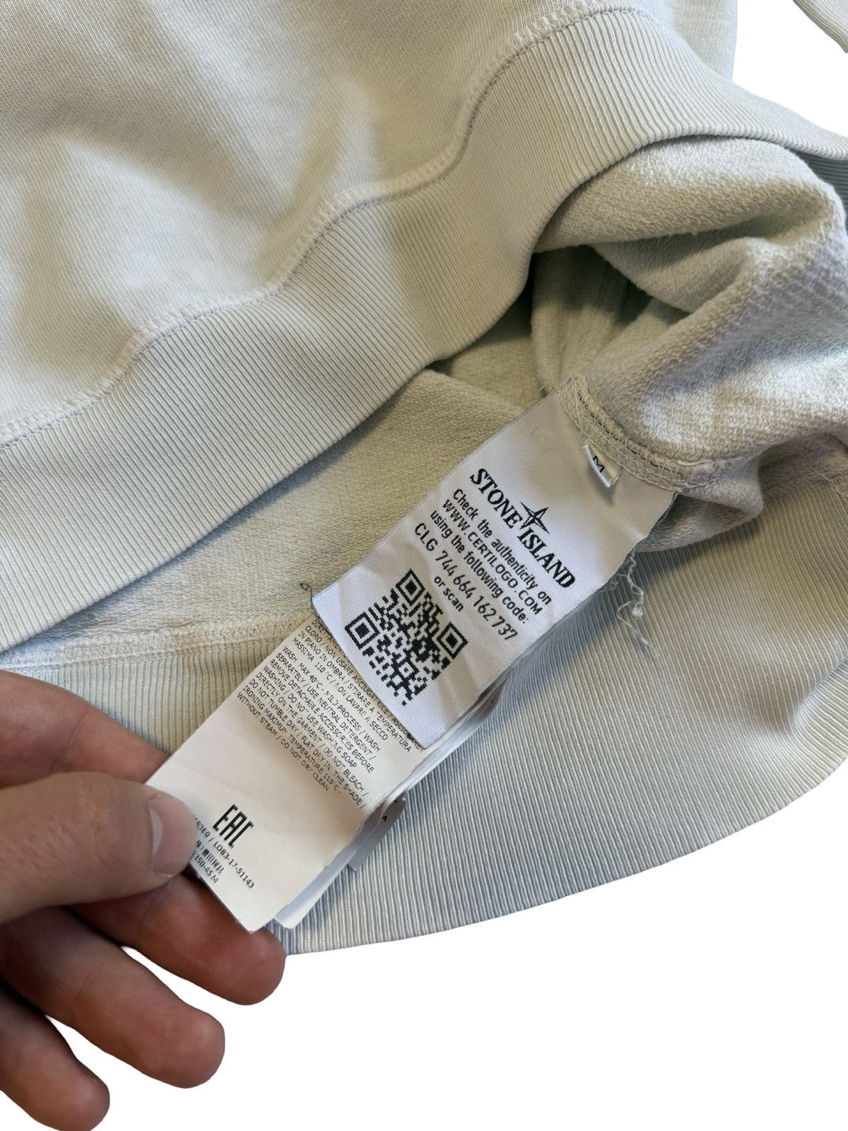 Stone Island Stone Island Mens Sweatshirt 100% Cotton Old Money Y2K Sz M Size US M / EU 48-50 / 2 - 8 Thumbnail