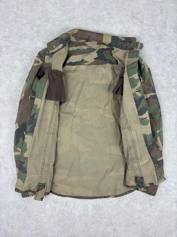 Polo Ralph Lauren 2010s Ralph Lauren Olive Camo Military Shirt Jacket Size US M / EU 48-50 / 2 - 7 Thumbnail