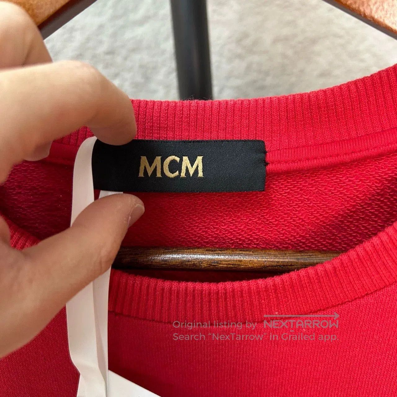MCM MCM Classic Red Sweatshirt Size 165. Size US M / EU 48-50 / 2 - 3 Thumbnail
