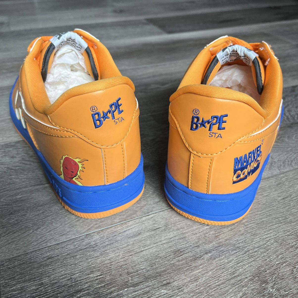 Bape × Marvel Comics RARE OG 2005 A BATHING APE BAPESTA HUMAN TORCH MARVEL SHOES Size US 11 / EU 44 - 5 Thumbnail