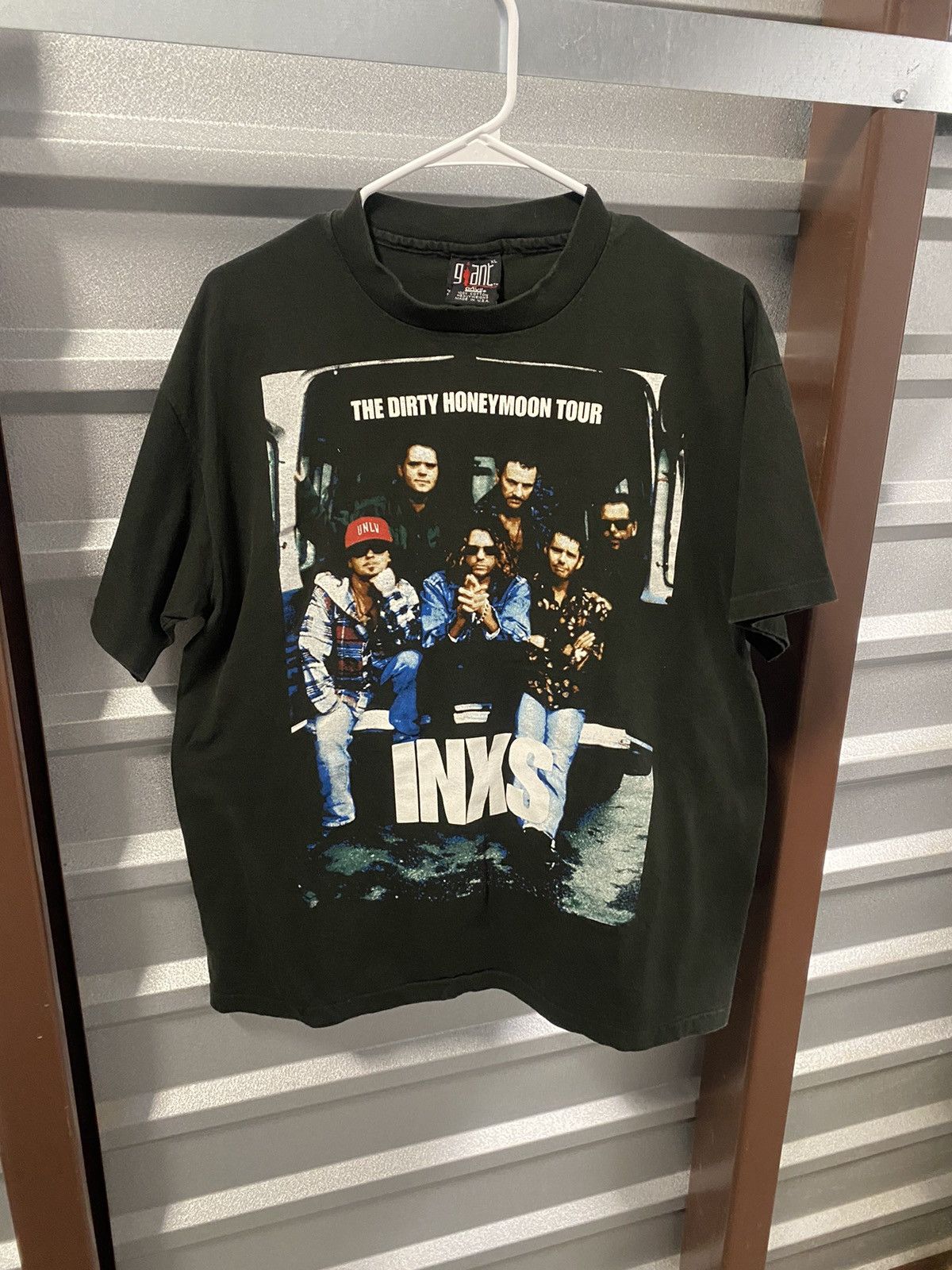Band Tees × Vintage 1993 INXS Dirty Honeymoon Tour Shirt Size US XL / EU 56 / 4 - 1 Thumbnail