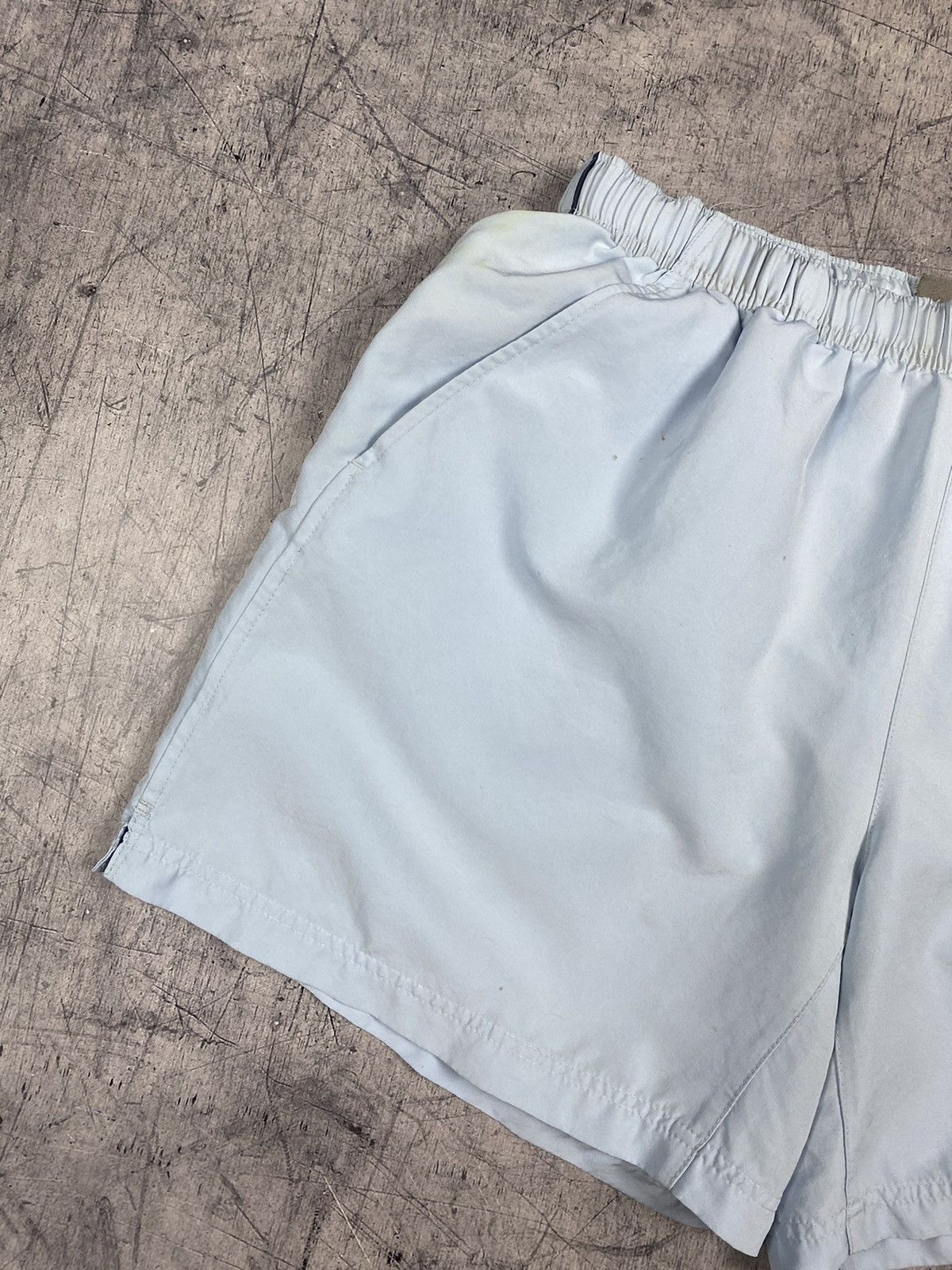 Nike × Vintage Vintage 90s Nike Swoosh Drill Shorts Size US 33 - 3 Thumbnail