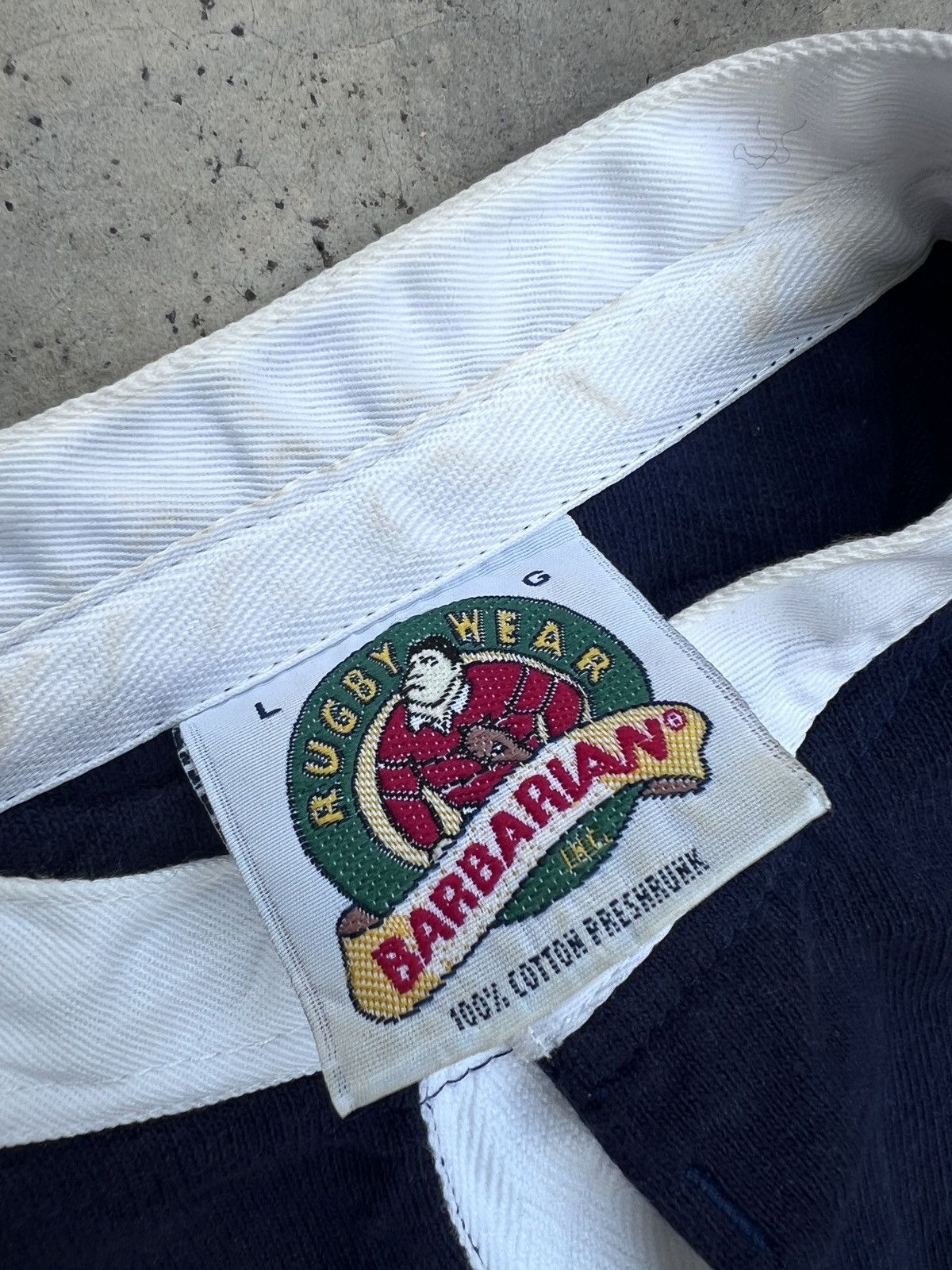 Vintage Barbarian Rugby Wear 3/4 Sleeves Size US L / EU 52-54 / 3 - 5 Thumbnail
