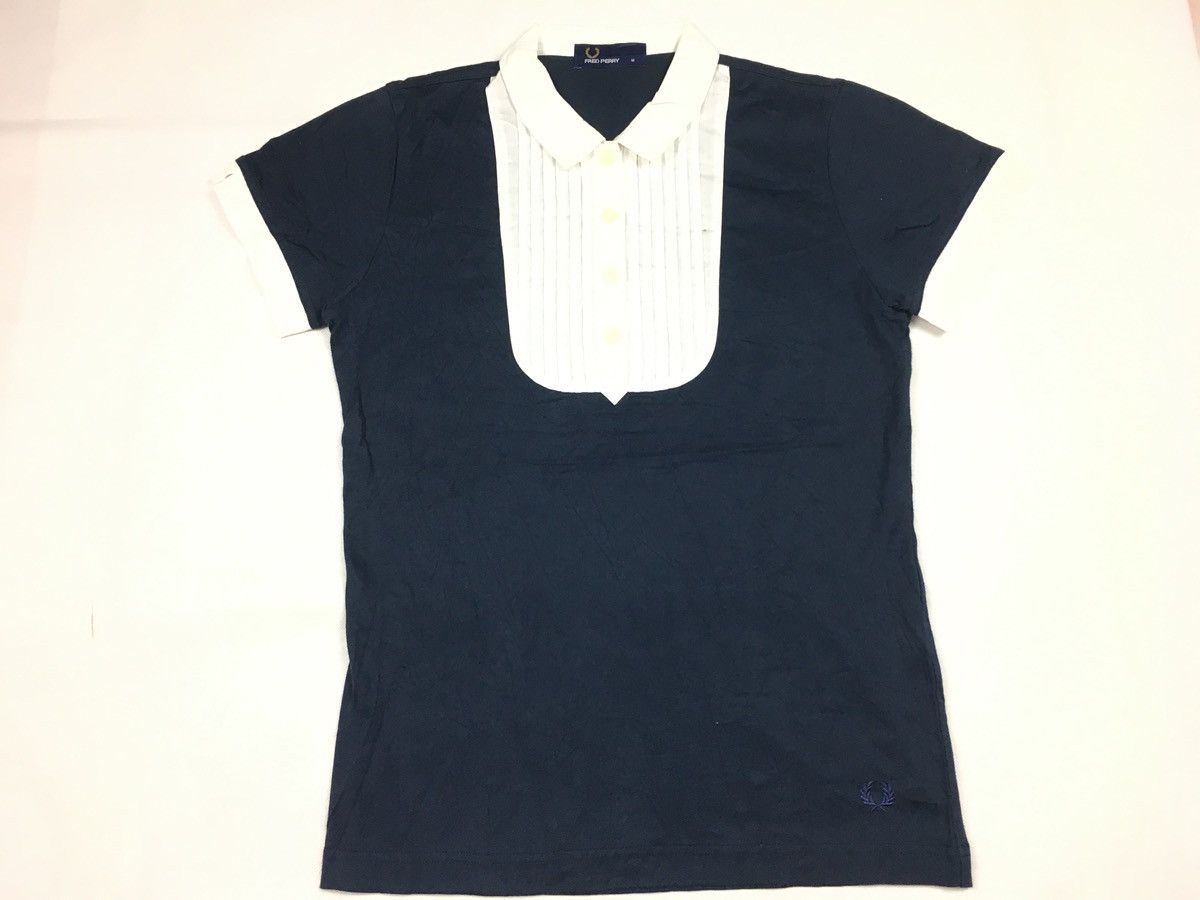 Hype Fred Perry Embroidery Logo Polo Tee T-shirt
