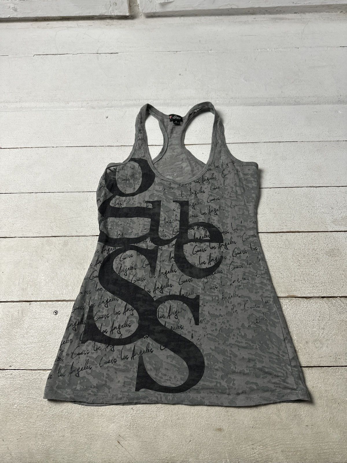 Guess 🚨AVANT-GARDE GUESS TANK WOMEN Y2k BIG LOGO Size M / US 6-8 / IT 42-44 - 1 Thumbnail