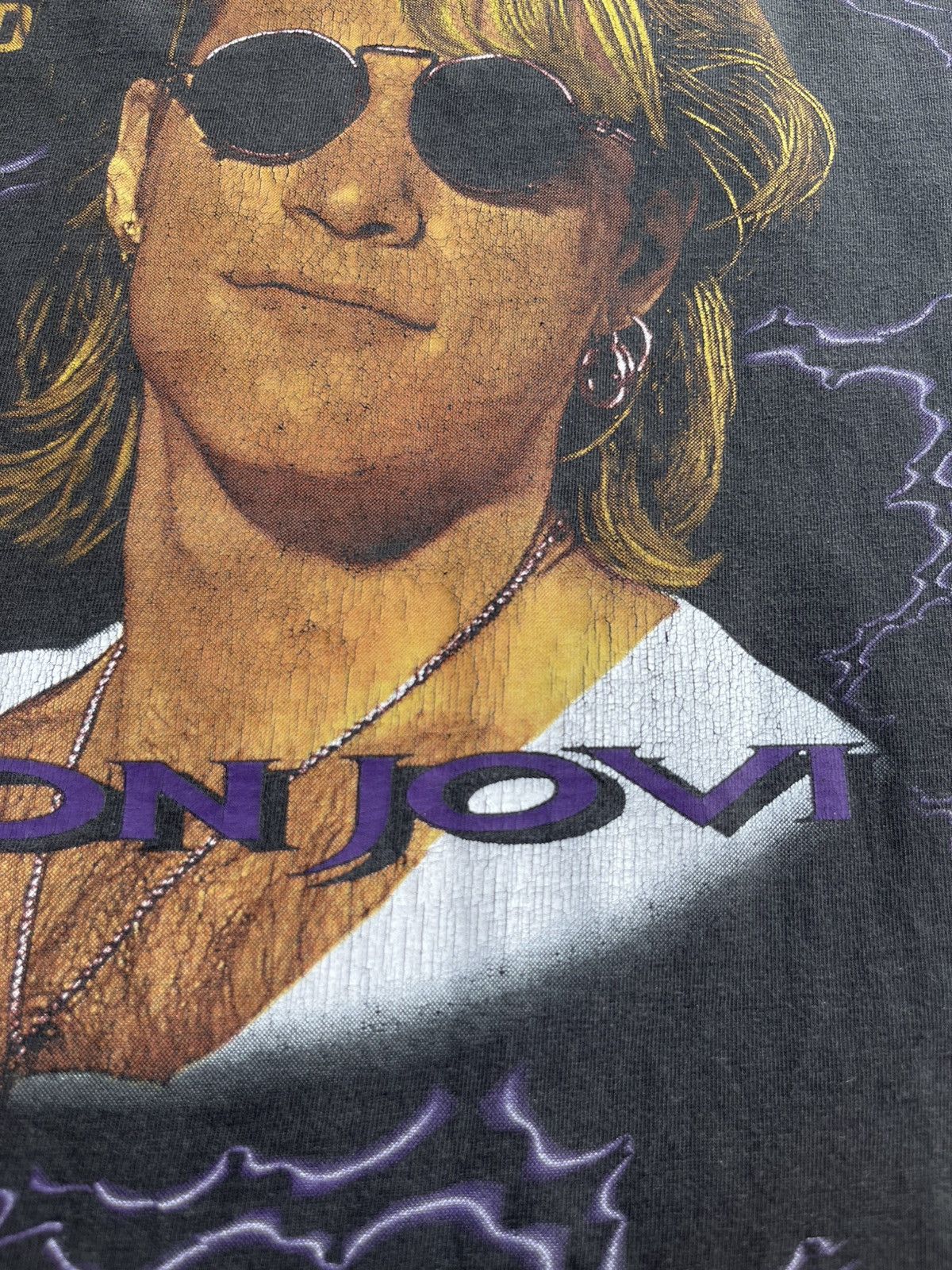 Band Tees × Bon Jovi × Vintage VINTAGE BON JOVI TOP OF THE ROCK T-SHIRT 90S Size US M / EU 48-50 / 2 - 10 Thumbnail