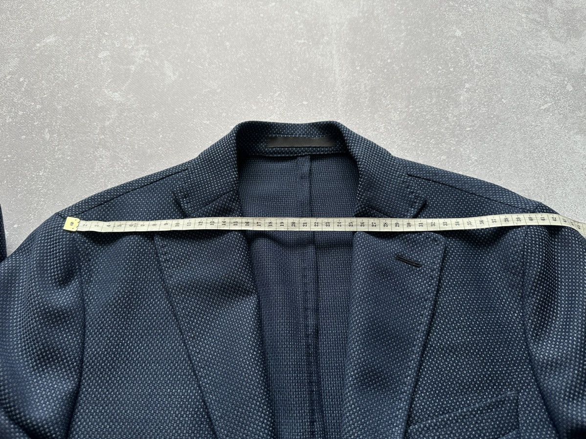 Boggi Blazer BOGGI Milano Wool size 48 blue Size 48R - 10 Thumbnail