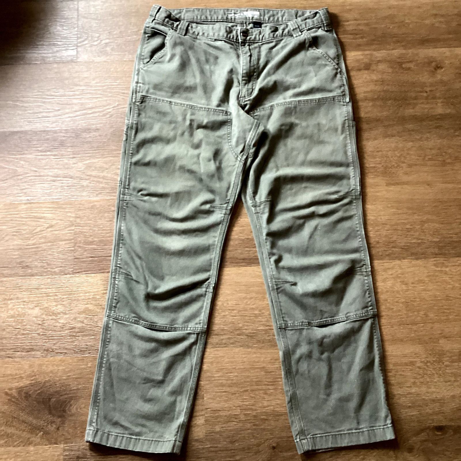 Carhartt Green Carhartt Double Knees 38 x 34 Size US 38 / EU 54 - 1 Thumbnail