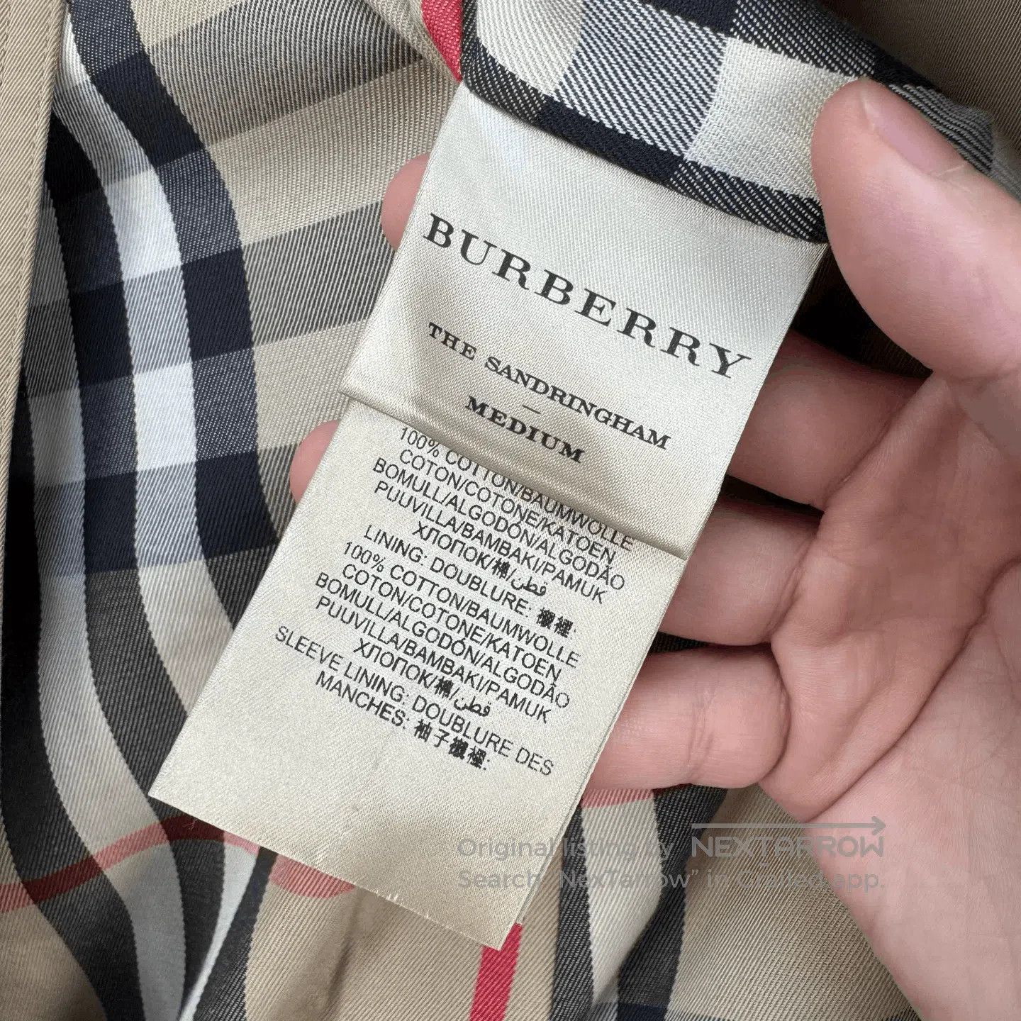 Burberry Burberry Beige Check Lining Trench Coat. Size M / US 6-8 / IT 42-44 - 7 Thumbnail