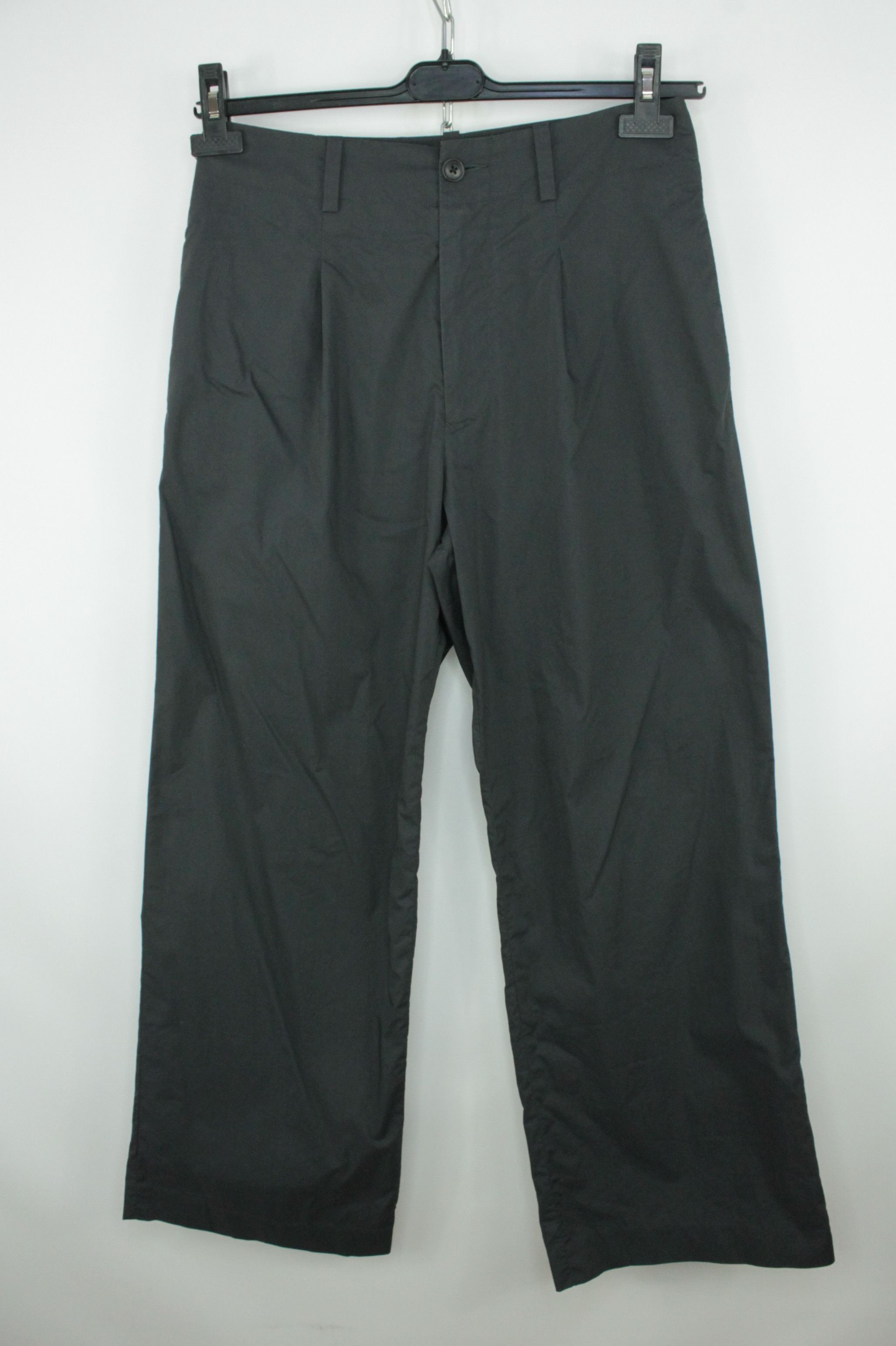 Jil Sander × Uniqlo Uniqlo x Jil Sander Gray Cotton Nylon Wide Trousers Women's Size 26" / US 2 / IT 38 - 2 Thumbnail