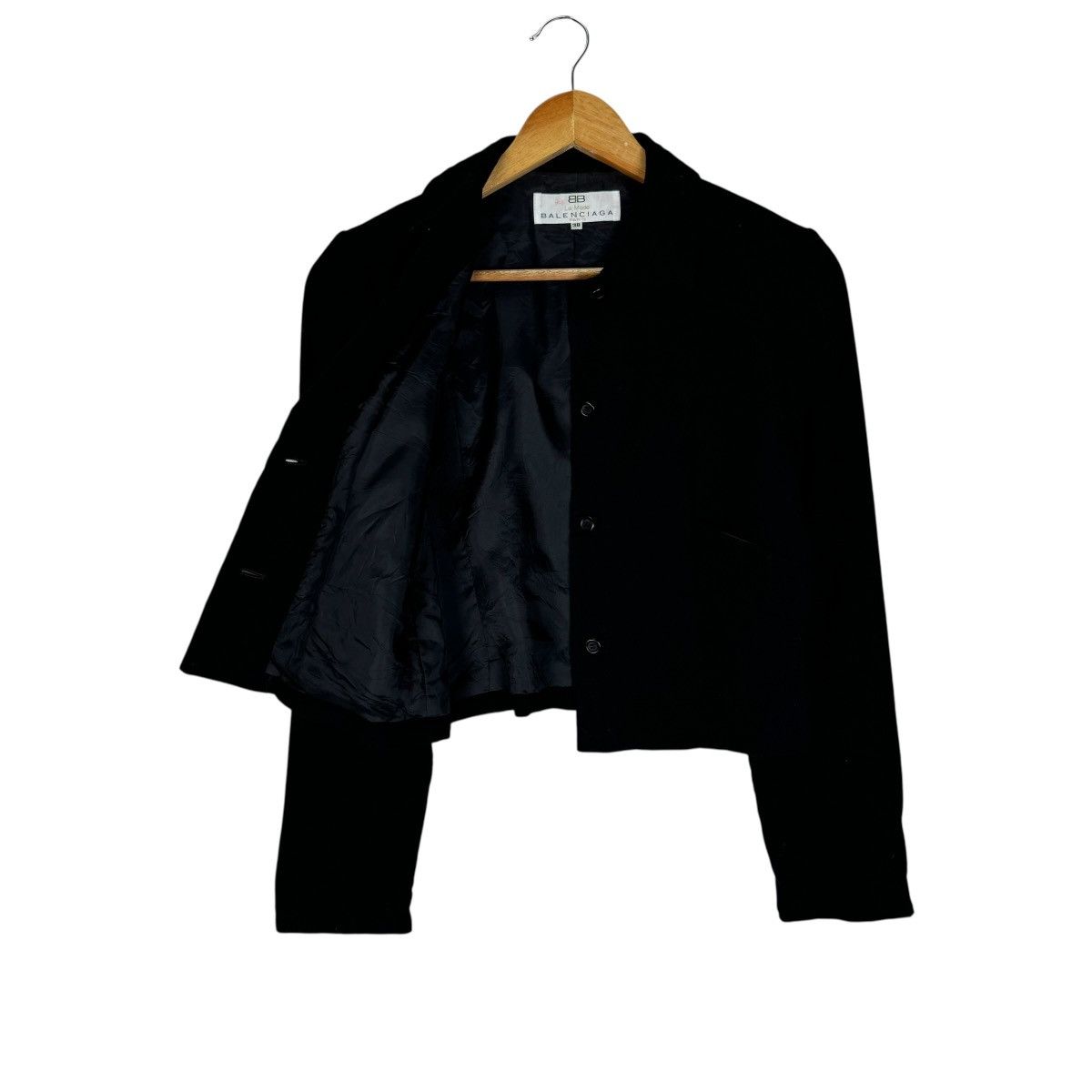 Balenciaga 🌟BALENCIAGA CROPPED BUTTON JACKET Size S / US 4 / IT 40 - 12 Thumbnail
