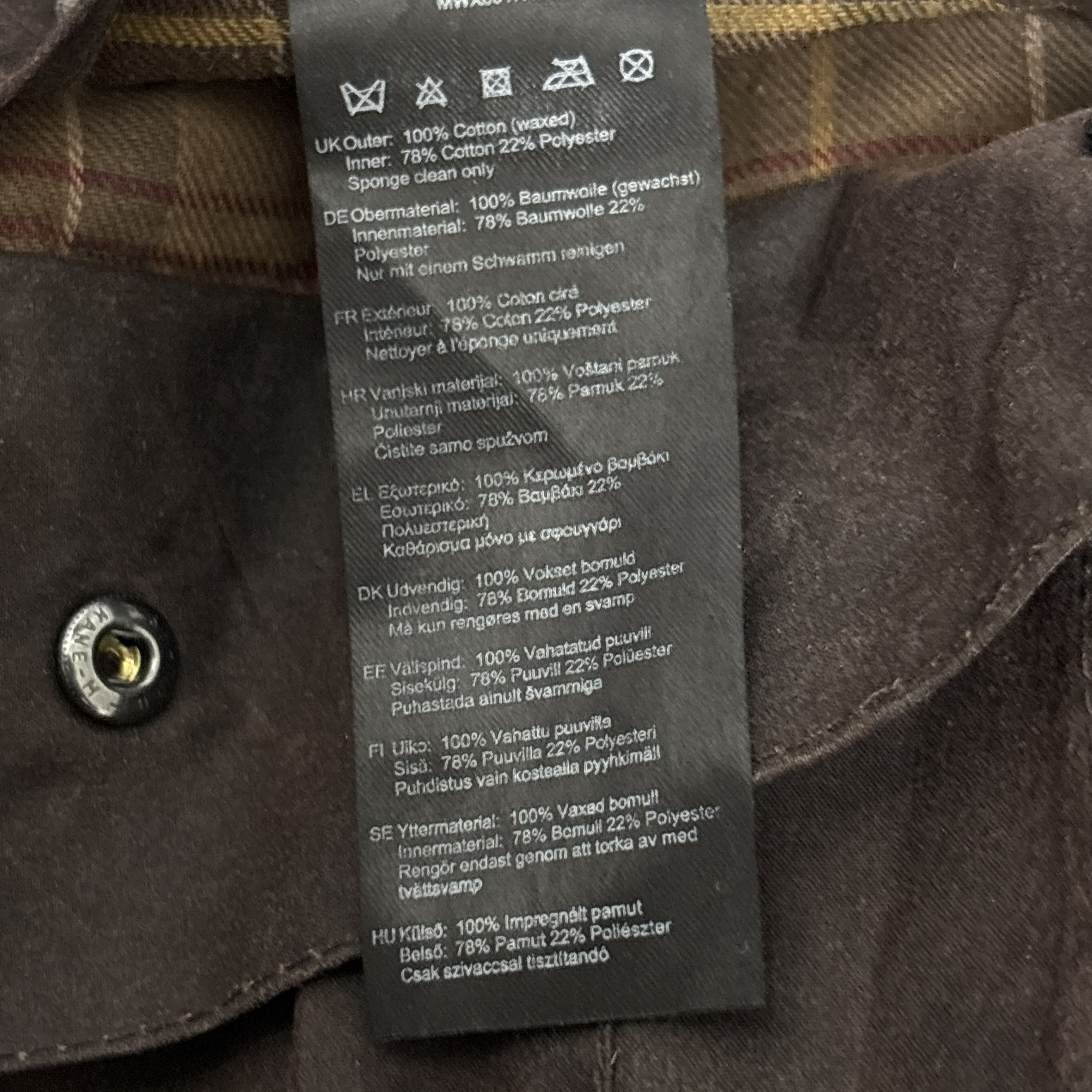 Barbour Barbour Beaufort Wax Jacket Made In England Tartan Lined Size US S / EU 44-46 / 1 - 18 Thumbnail