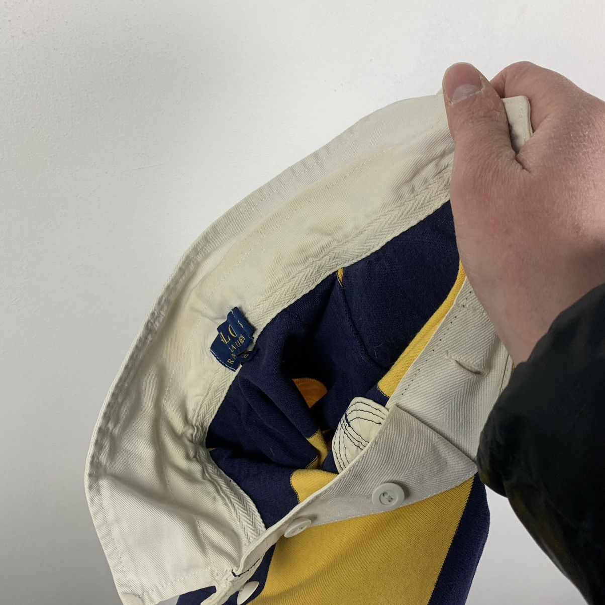 Polo Ralph Lauren Vintage Y2K Polo Ralph Lauren Striped Rugby Shirt Custom Fit Size US S / EU 44-46 / 1 - 13 Thumbnail