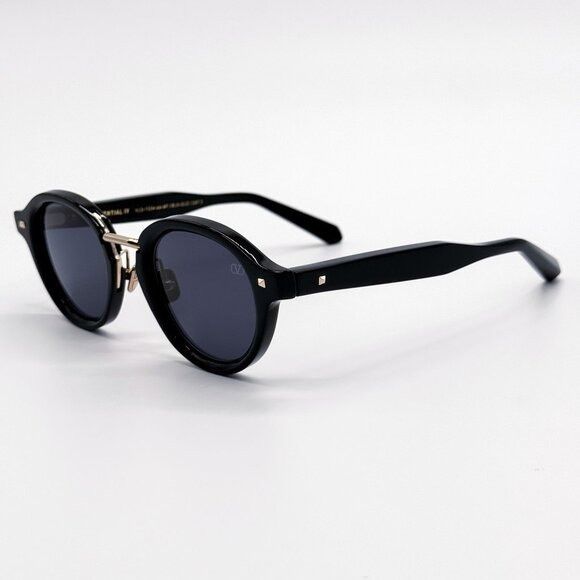 Valentino NEW VALENTINO SUNGLASSES VLS-132A BLACK/GRAY MEN ROUND EYEWE Size ONE SIZE - 3 Thumbnail