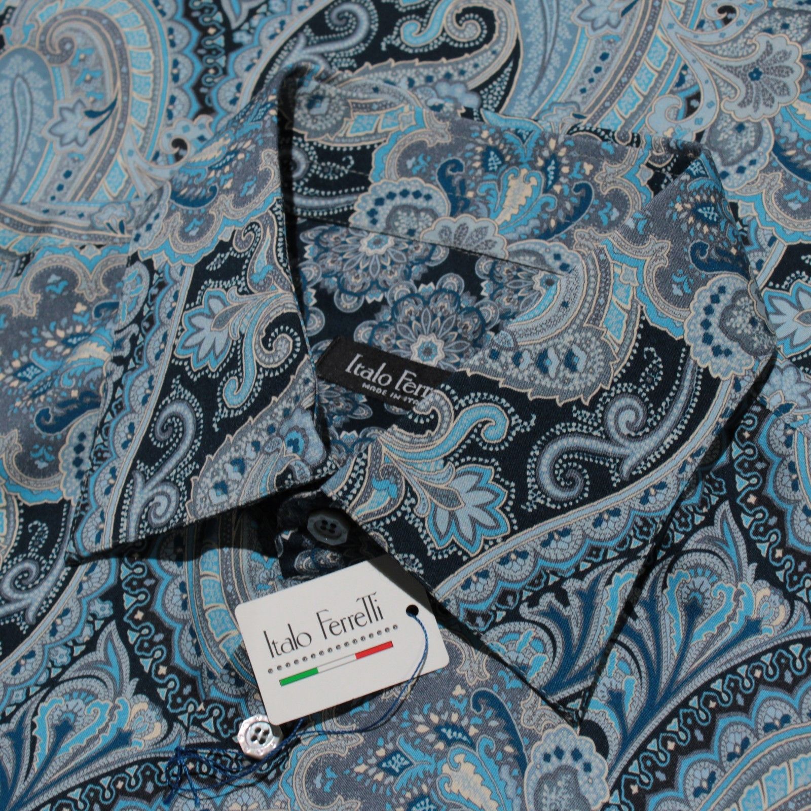 Italo Ferretti New with tags Shirt Size M US In Blue