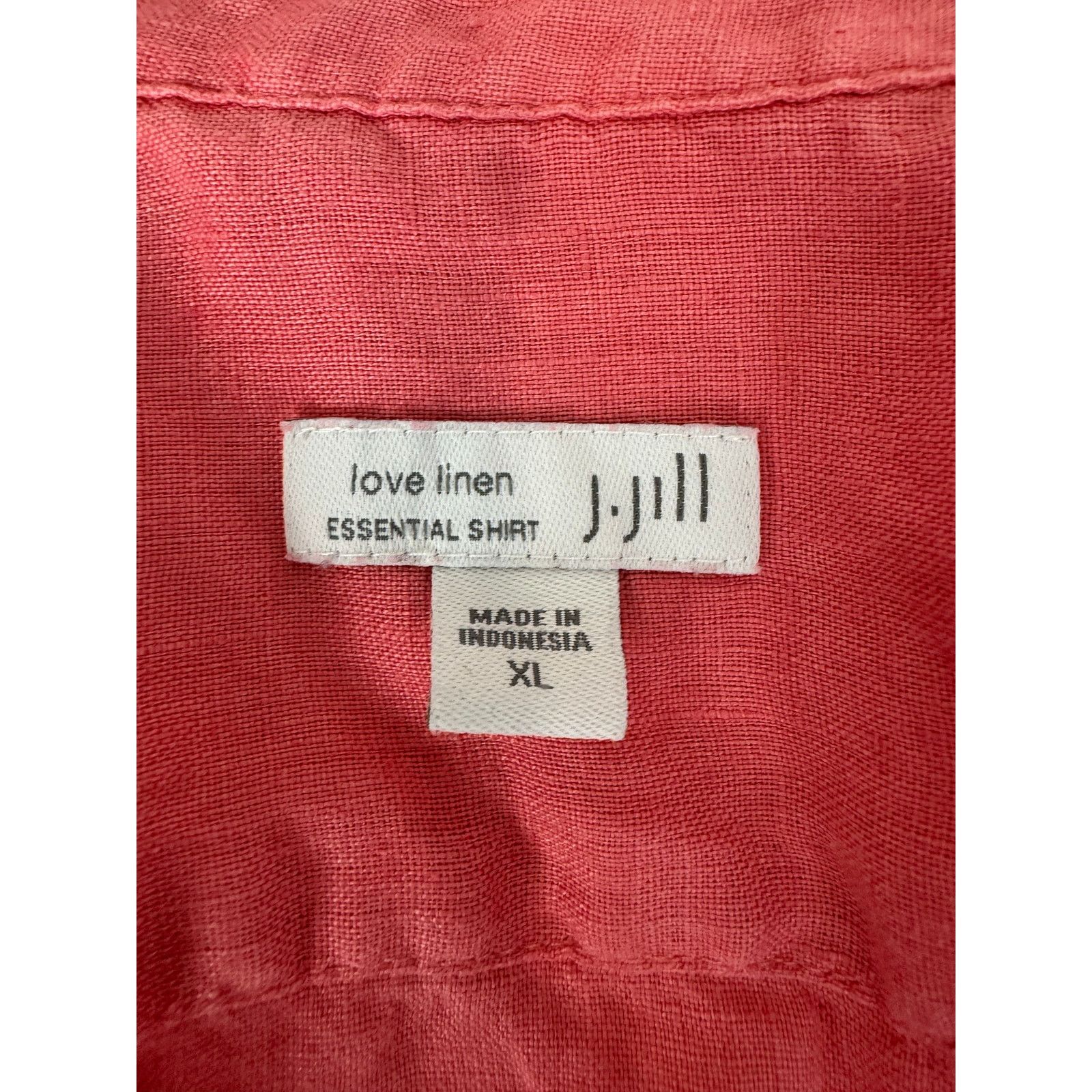 Other J. Jill Love Linen Button Down Essential Shirt Vented XL Size XL / US 12-14 / IT 48-50 - 6 Thumbnail