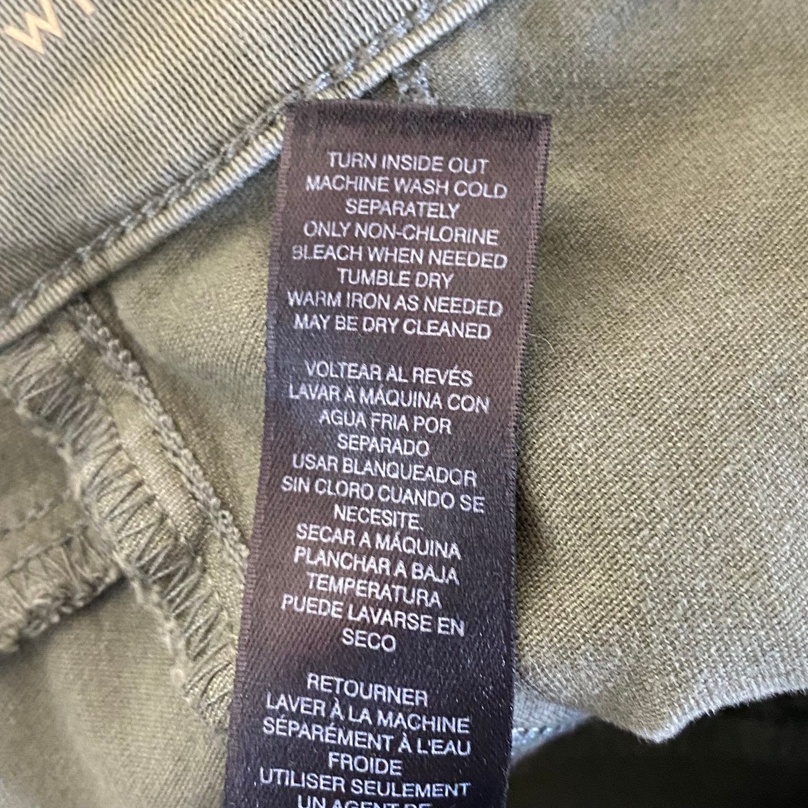 White House Black Market White House Black Market Olive Green Cargo Pants Size 00 Size 24" / US 00 / IT 34 - 17 Thumbnail
