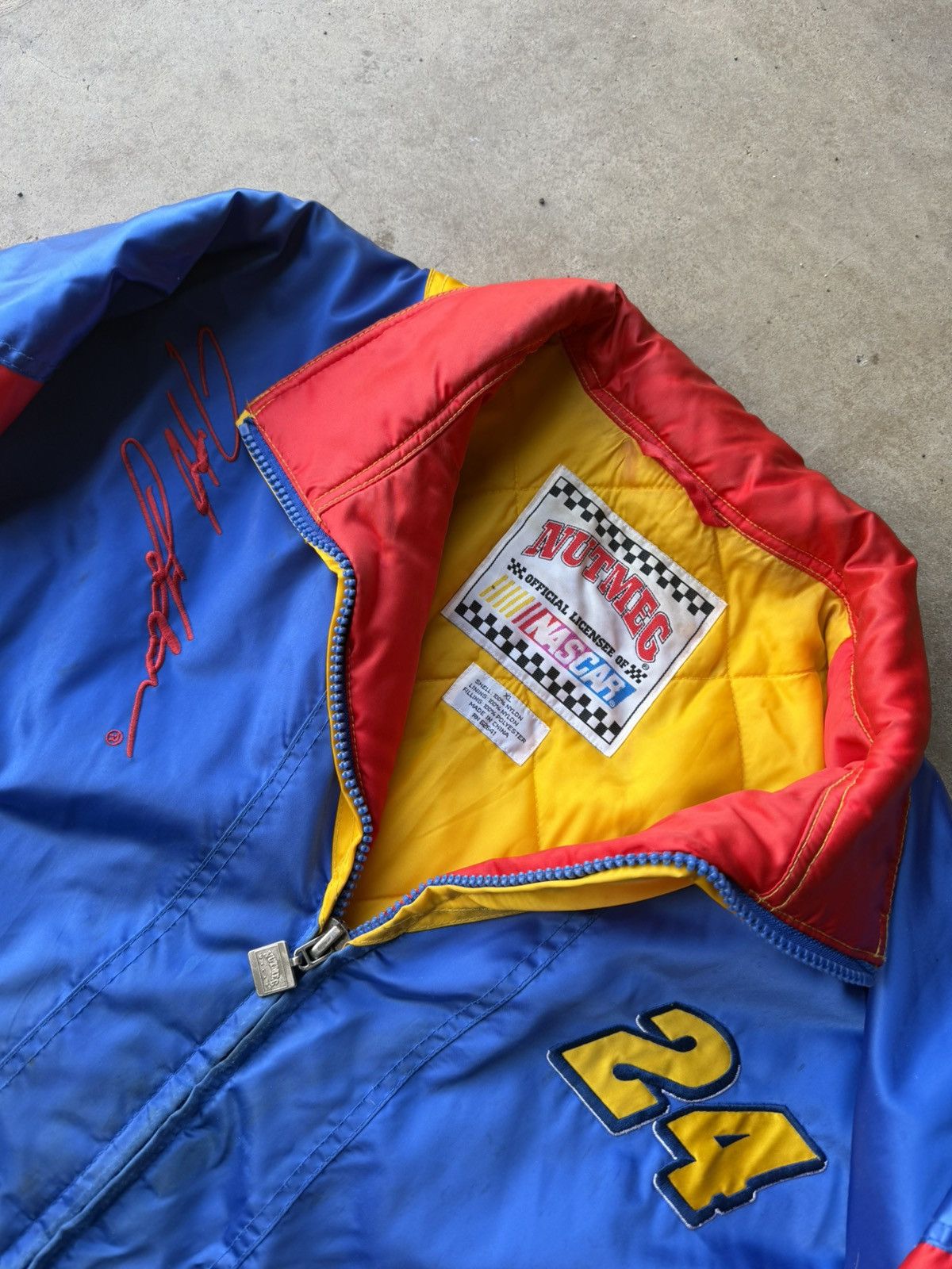 NASCAR Vintage 90s/2000s nascar jacket Size US XL / EU 56 / 4 - 4 Thumbnail
