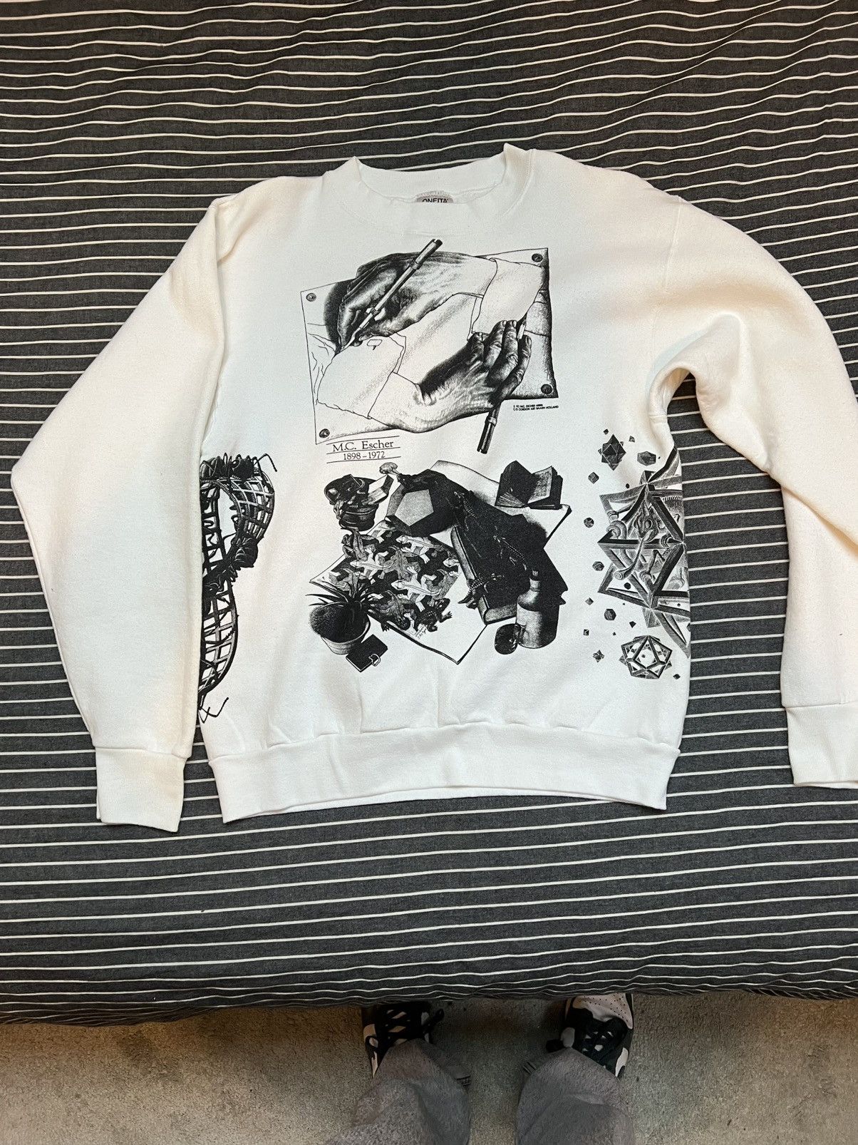 Designer × Vintage Vintage M.C. Escher Crewneck Sweatshirt (1990) Size US S / EU 44-46 / 1 - 3 Thumbnail
