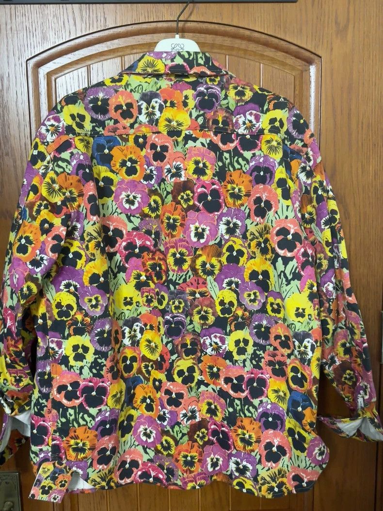 Loewe LOEWE A long-sleeved shirt jacket with a turned-down colla Size US XL / EU 56 / 4 - 2 Thumbnail