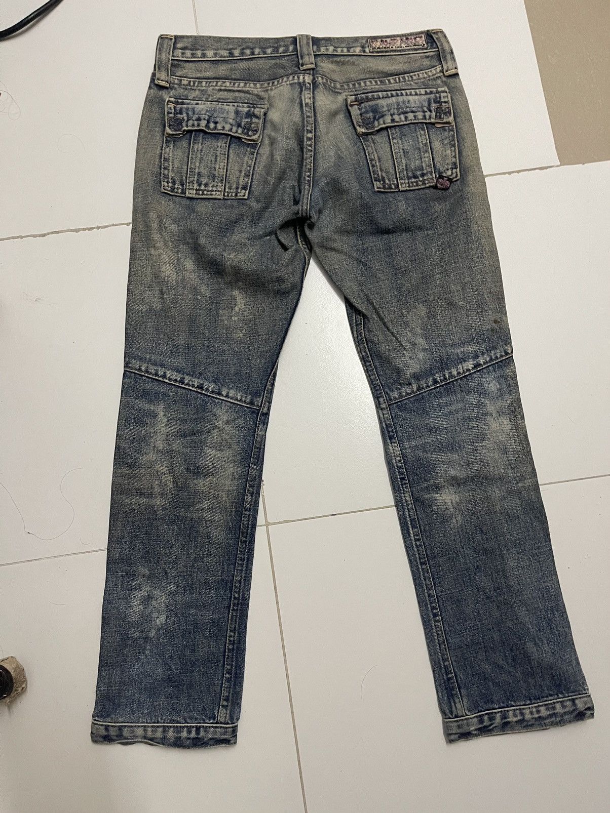 Japanese Brand Vintage Streetwear Tornado Mart Punk Inspired Jeans Size US 29 - 4 Thumbnail