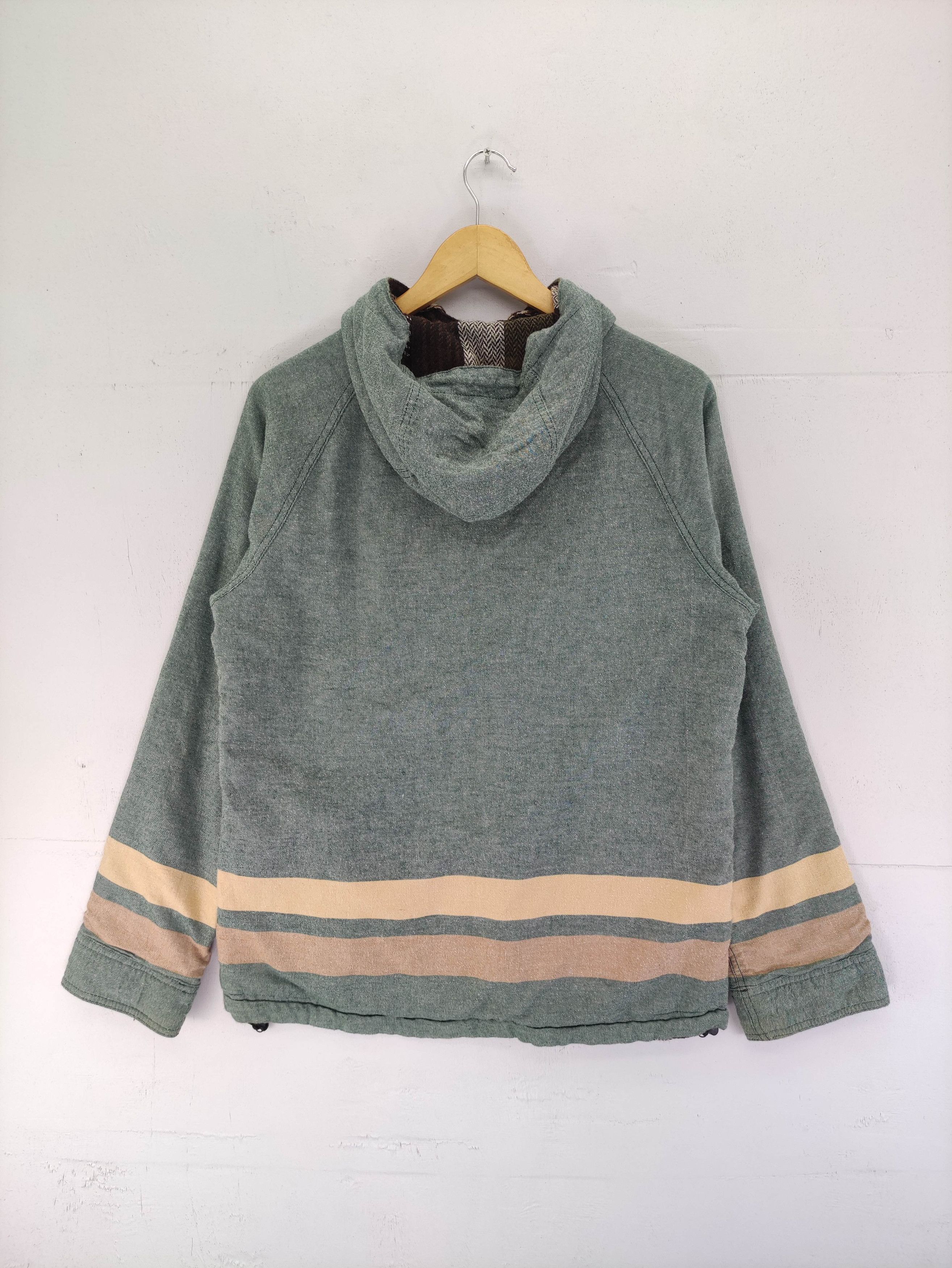 GRN Vintage Grn Wool Reversible Jacket Hoodie Zipper Size US M / EU 48-50 / 2 - 9 Thumbnail