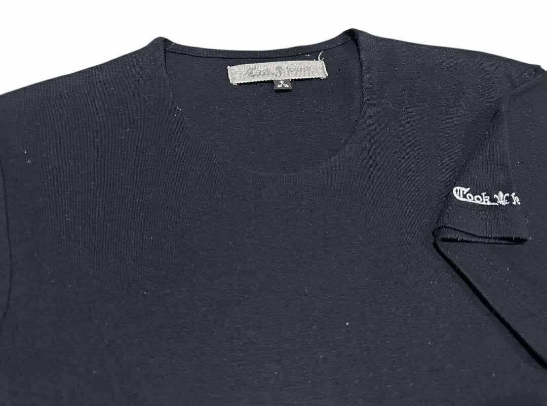 If Six Was Nine 🔥Sick Y2K Cook Jeans Ribbed Tee Slit Neck Size US S / EU 44-46 / 1 - 3 Thumbnail