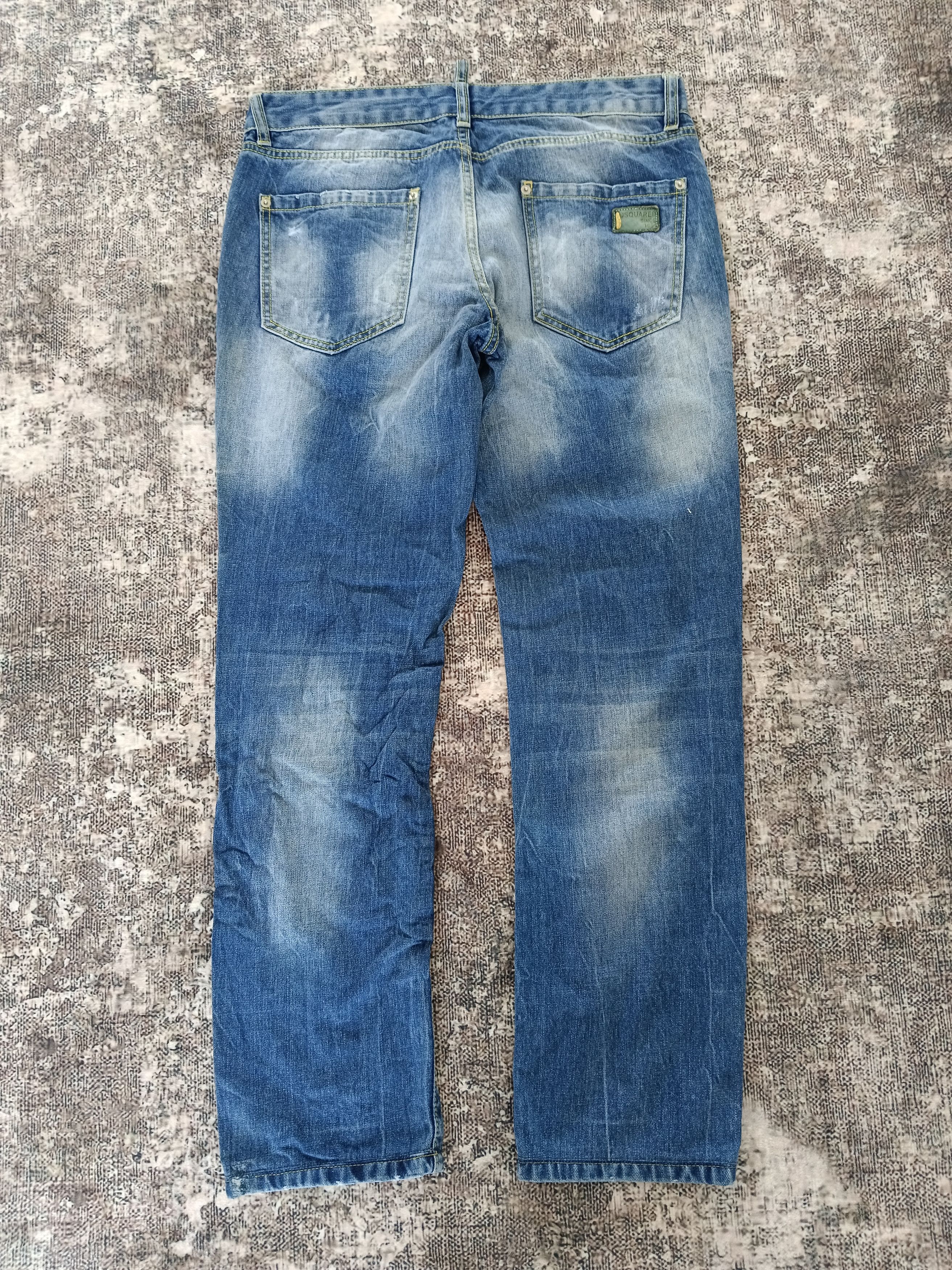 Dsquared2 Dsquared2 Splatted Denim Pants Size US 33 - 3 Thumbnail