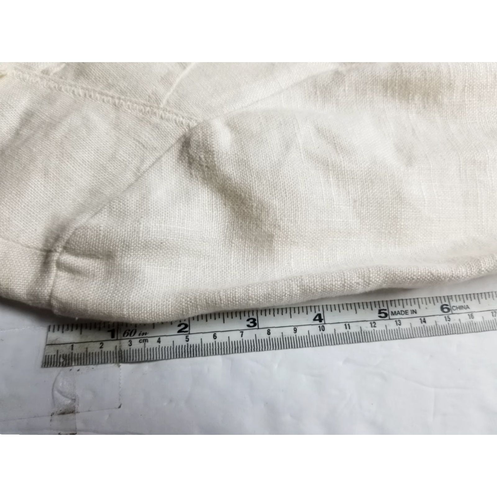 Coldwater Creek Coldwater Creek Jacket Womens 6 White 100% Linen Button Front Long Sleeve Jacket Size M / US 6-8 / IT 42-44 - 7 Thumbnail
