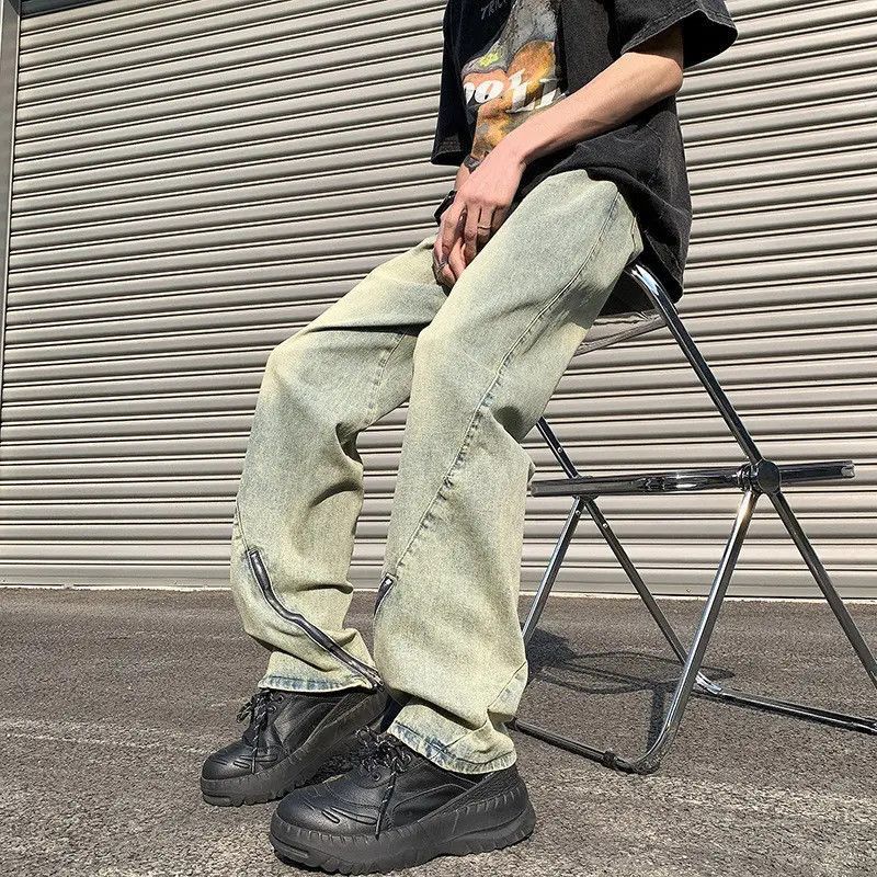 Japanese Brand Retro loose wide leg casual jeans Size US 30 / EU 46 - 5 Thumbnail