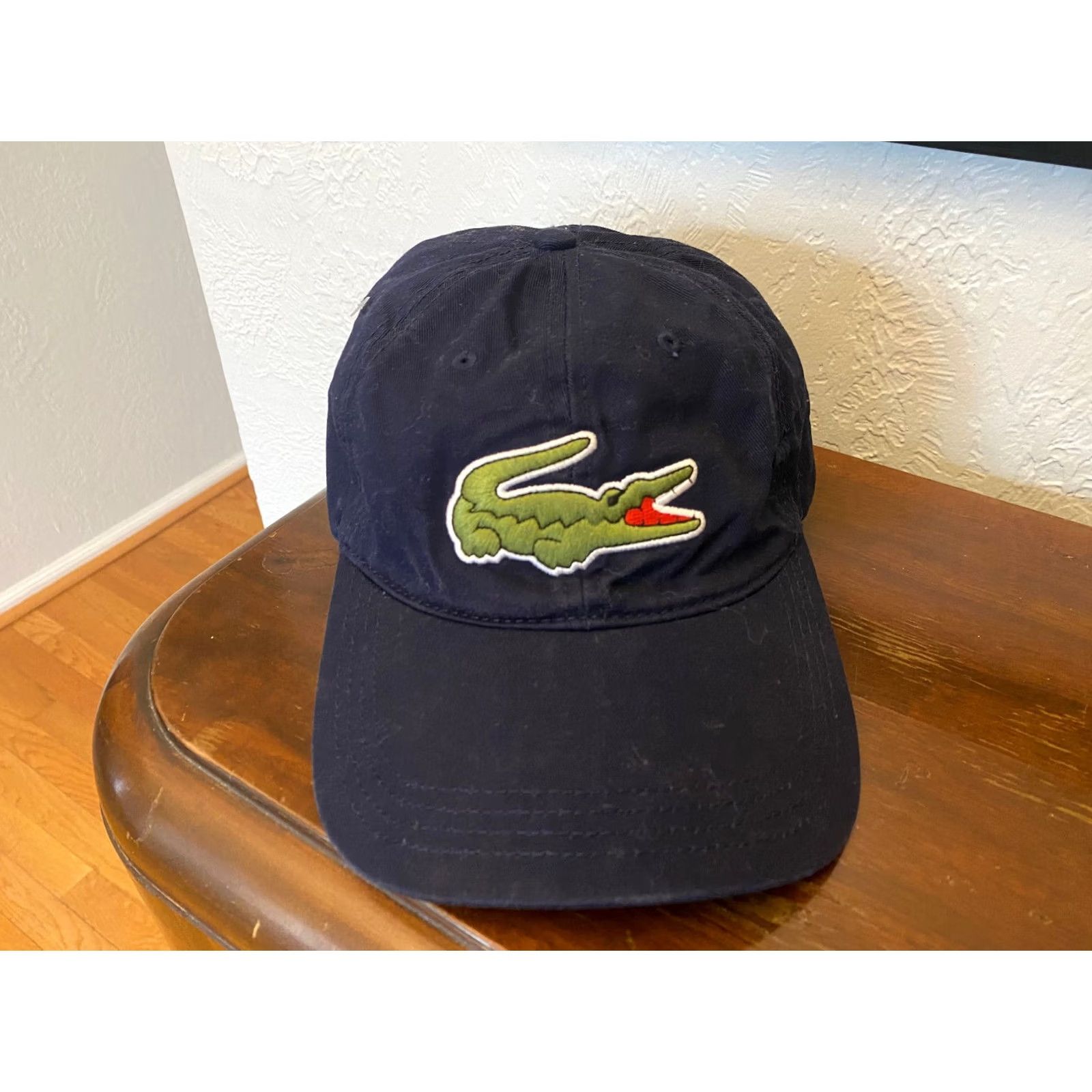 Lacoste Lacoste Hat Strapback Black Green Leather Crocodile Adjustable Cap Mens One Size Baseball Cap Logo Shirt/Cap Style Size ONE SIZE - 2 Thumbnail