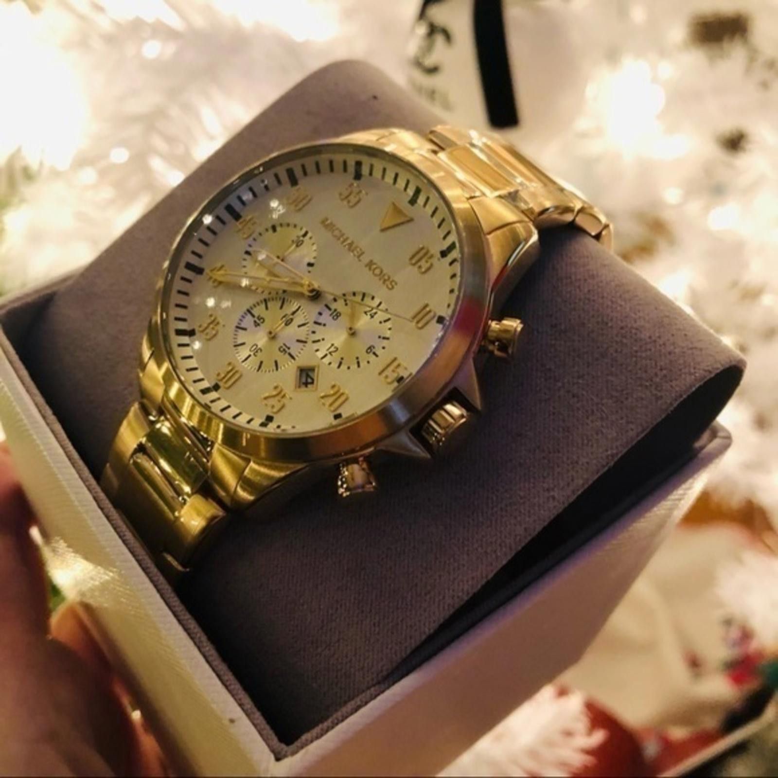 Michael Kors Michael Kors Chronograph Gold Watch NWT Size ONE SIZE - 3 Thumbnail